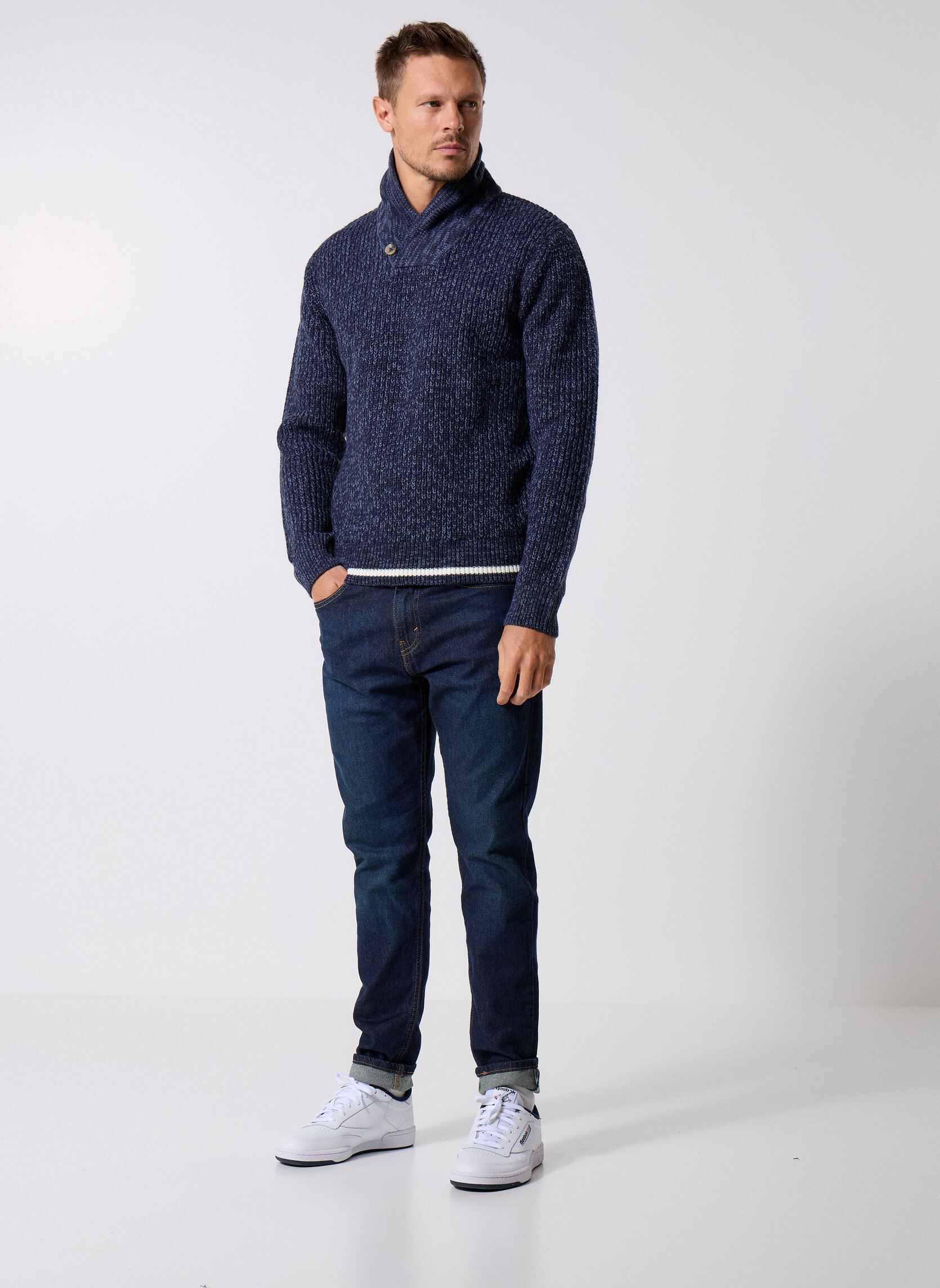 Pulls MAROUANE2 homme bleu MADE BY Pulls MAROUANE2 homme bleu Sky captain