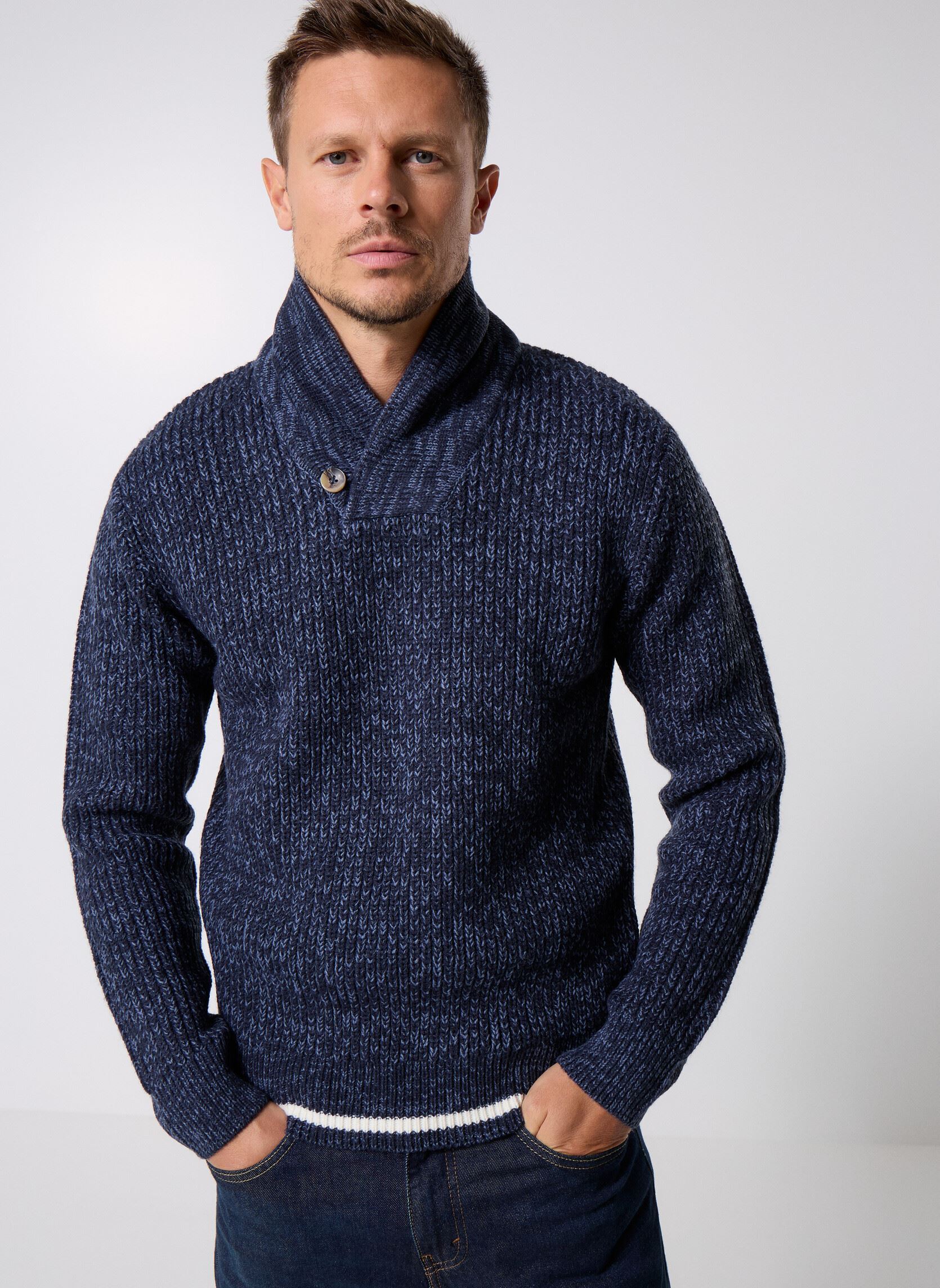 Pulls MAROUANE2 homme bleu MADE BY Pulls MAROUANE2 homme bleu Sky captain