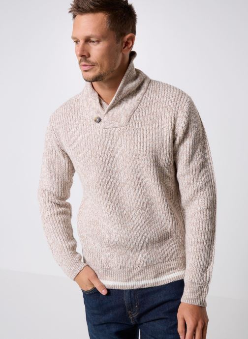MADE BY Pulls MAROUANE2 homme beige