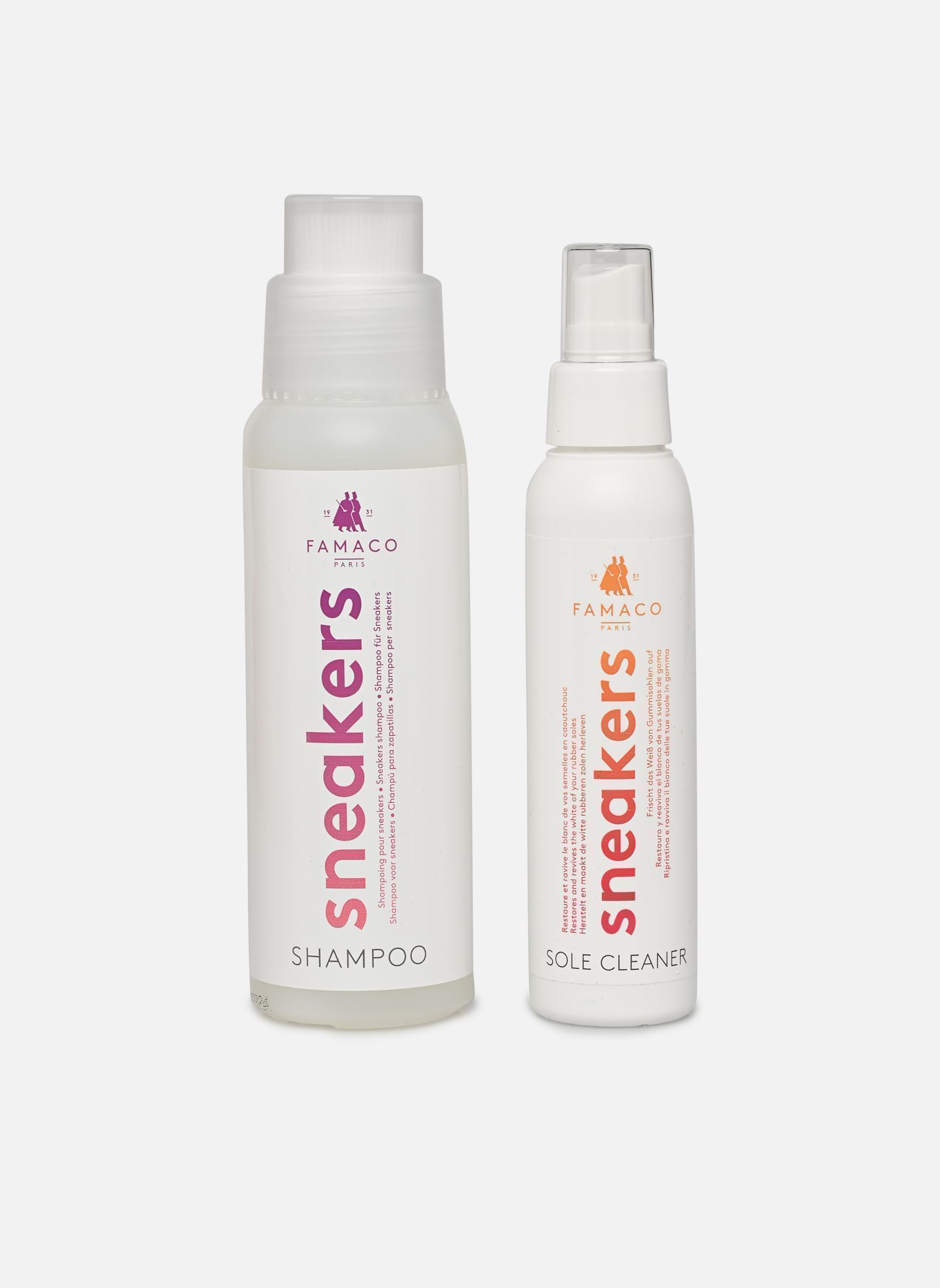 Produits d'entretien Kit de nettoyage sneackers transparent Famaco Produits d'entretien Kit de nettoyage sneackers transparent Incolore