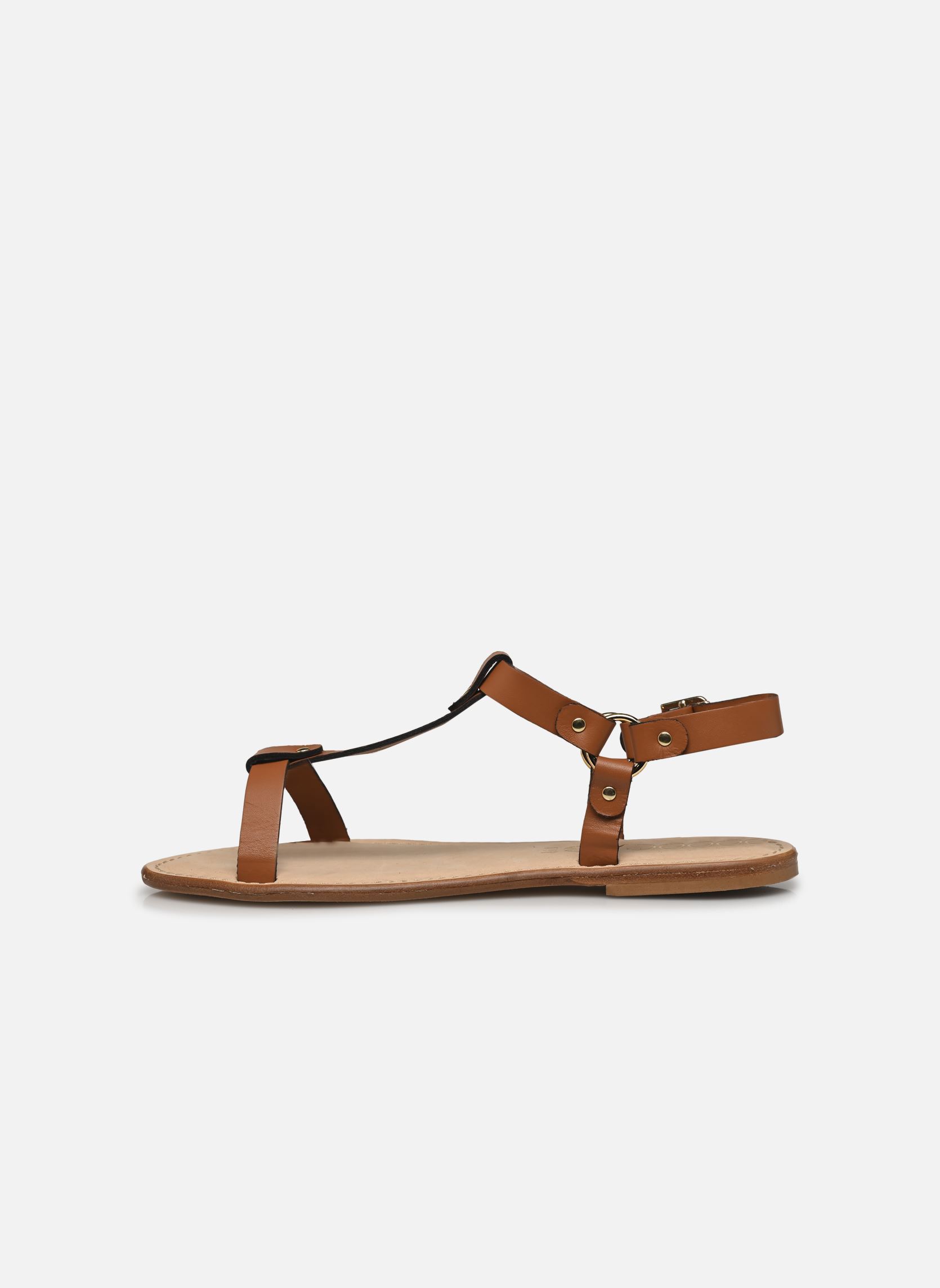 Flache Sandalen GRAZIA damen braun Bocage Flache Sandalen GRAZIA damen braun Cognac
