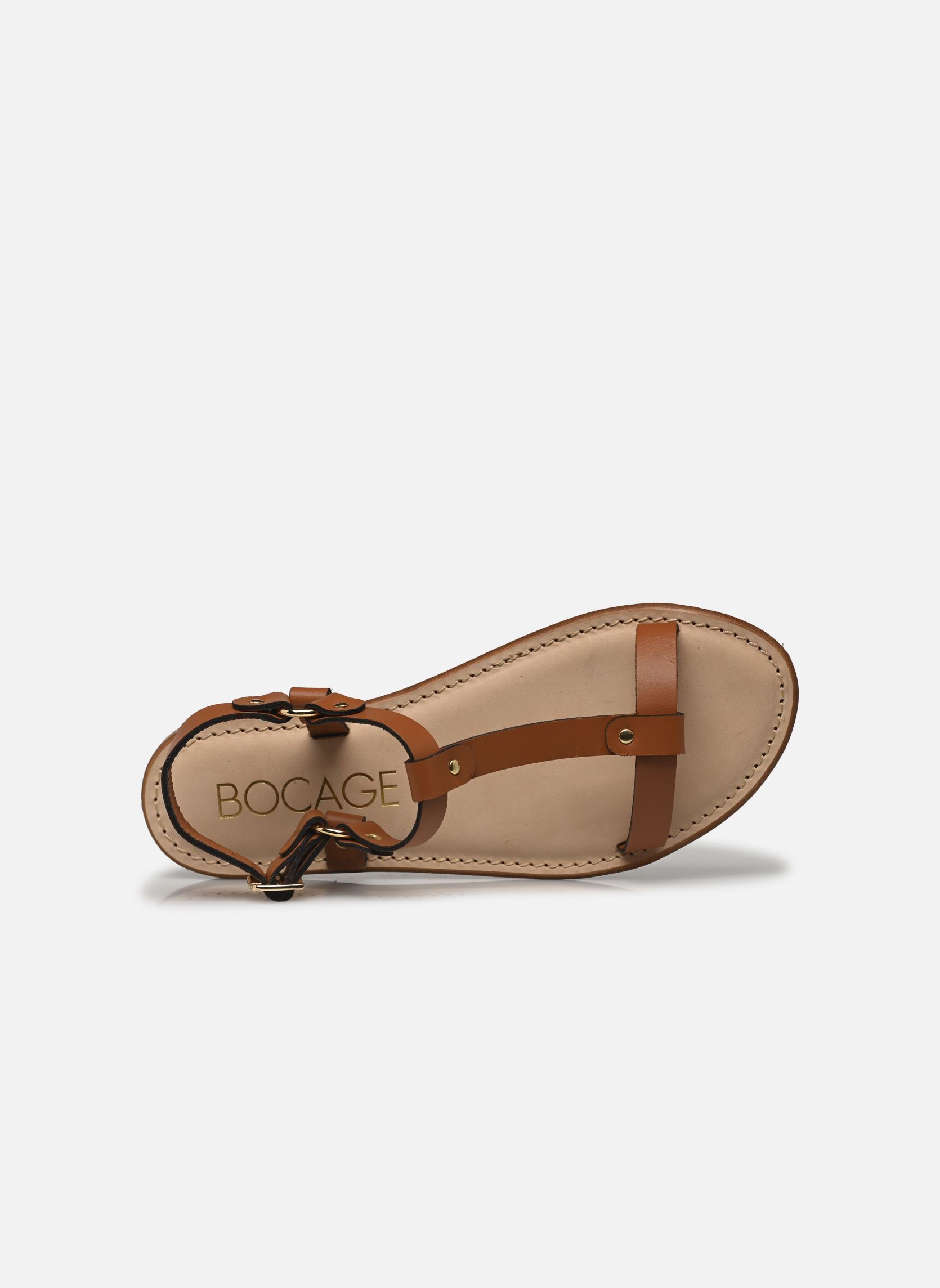 Flache Sandalen GRAZIA damen braun Bocage Flache Sandalen GRAZIA damen braun Cognac