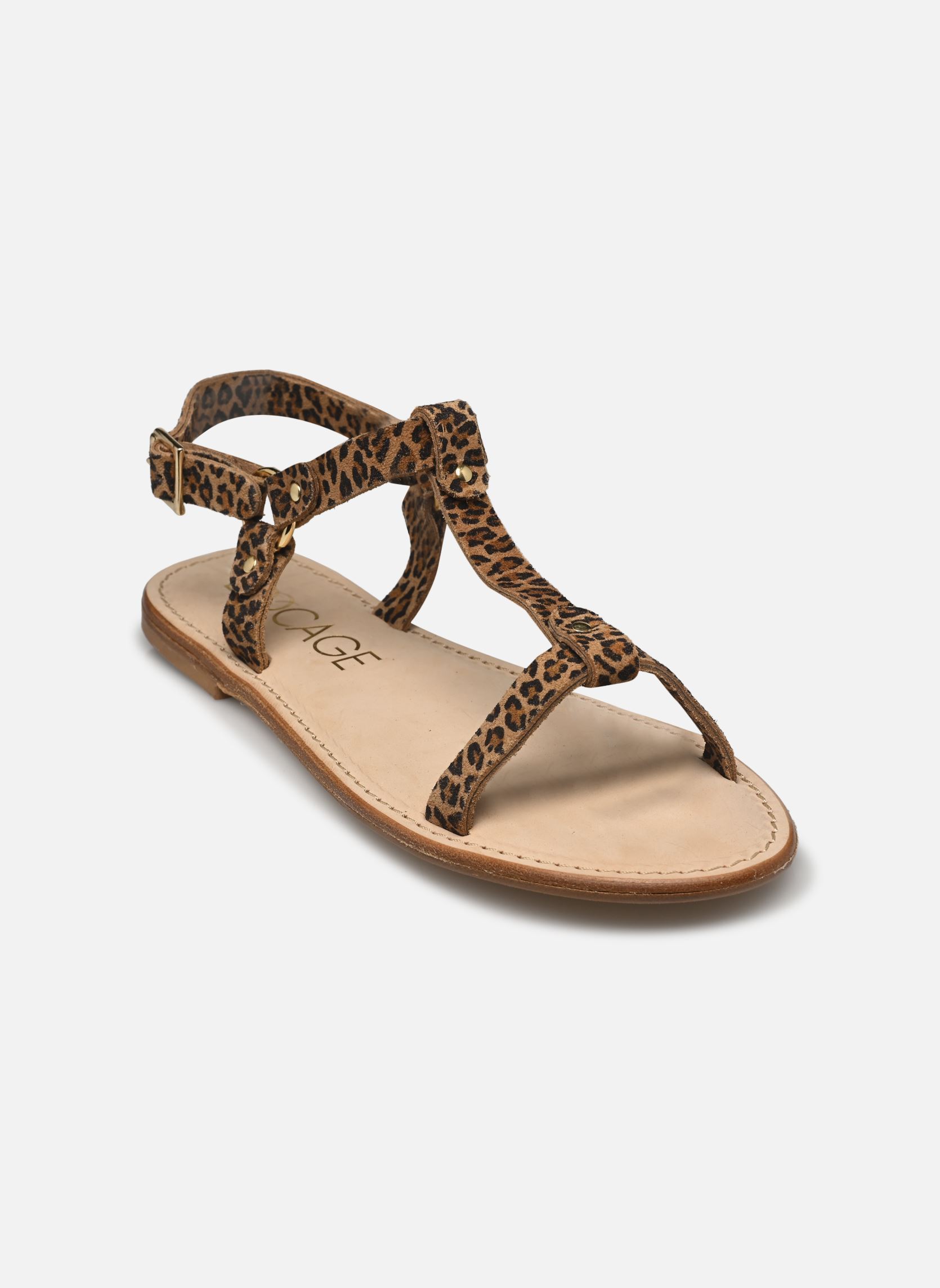 Sandalen GRAZIA dames bruin Bocage Sandalen GRAZIA dames bruin LEOPARD