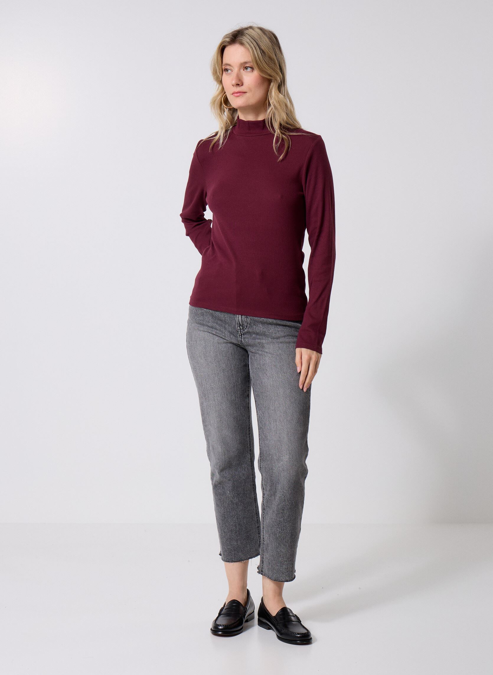 T-shirts met lange mouwen TIROLI2 dames bordeaux MADE BY T-shirts met lange mouwen TIROLI2 dames bordeaux Port Royale