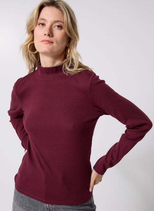 MADE BY Tee-shirts manches longues TIROLI2 femme bordeaux