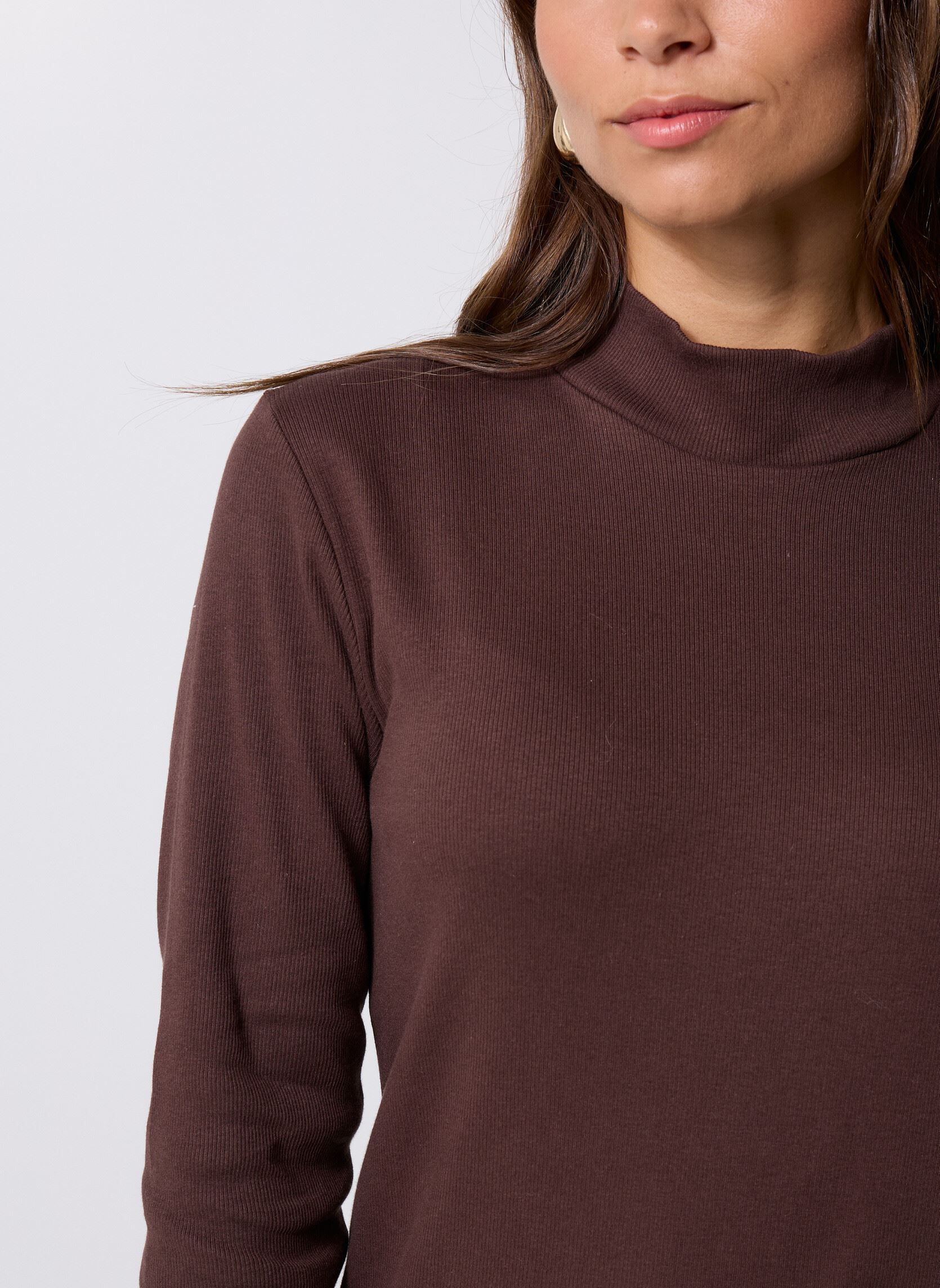 Tee-shirts manches longues TIROLI2 femme marron MADE BY Tee-shirts manches longues TIROLI2 femme marron Java