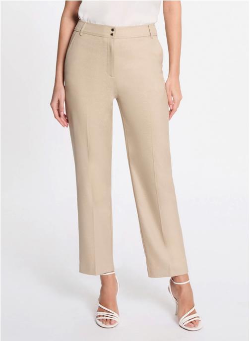 Morgan Pantalons droit 251-PLUX.F femme marron