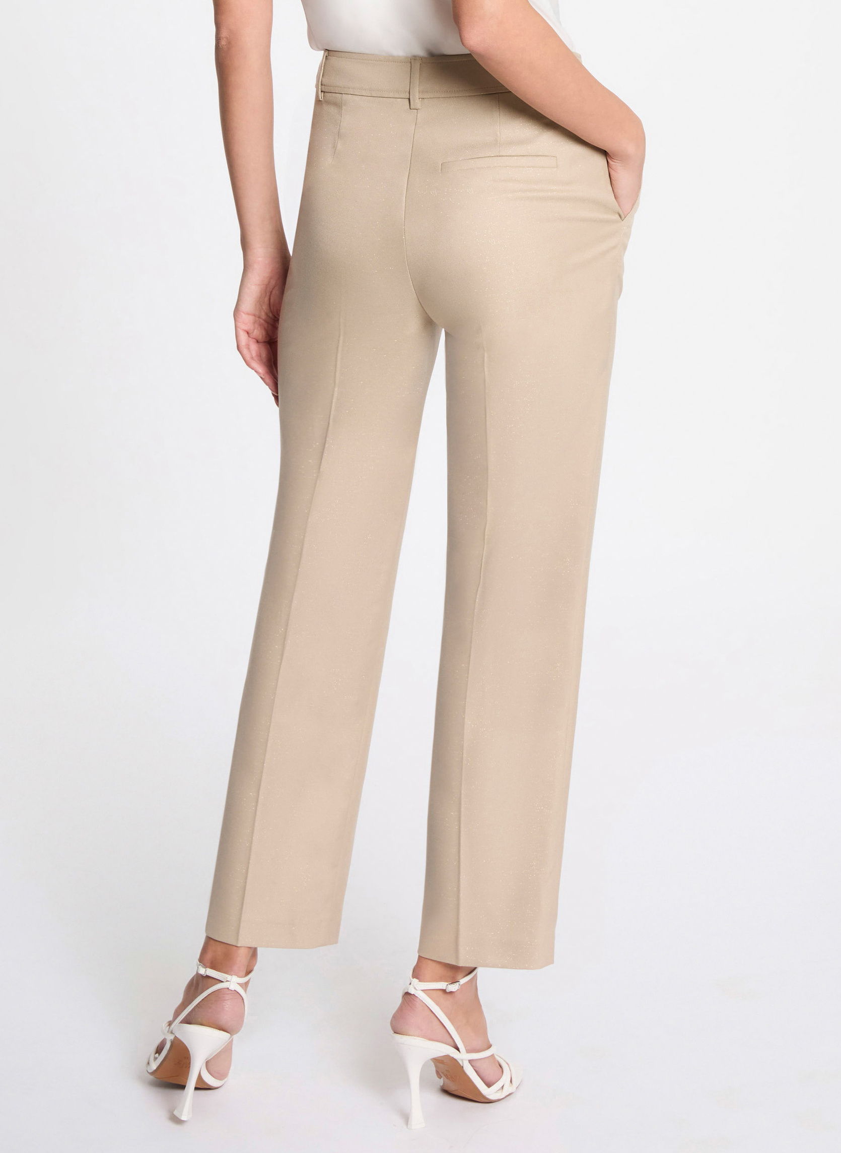 Pantalons droit 251-PLUX.F femme marron Morgan Pantalons droit 251-PLUX.F femme marron Marron clair
