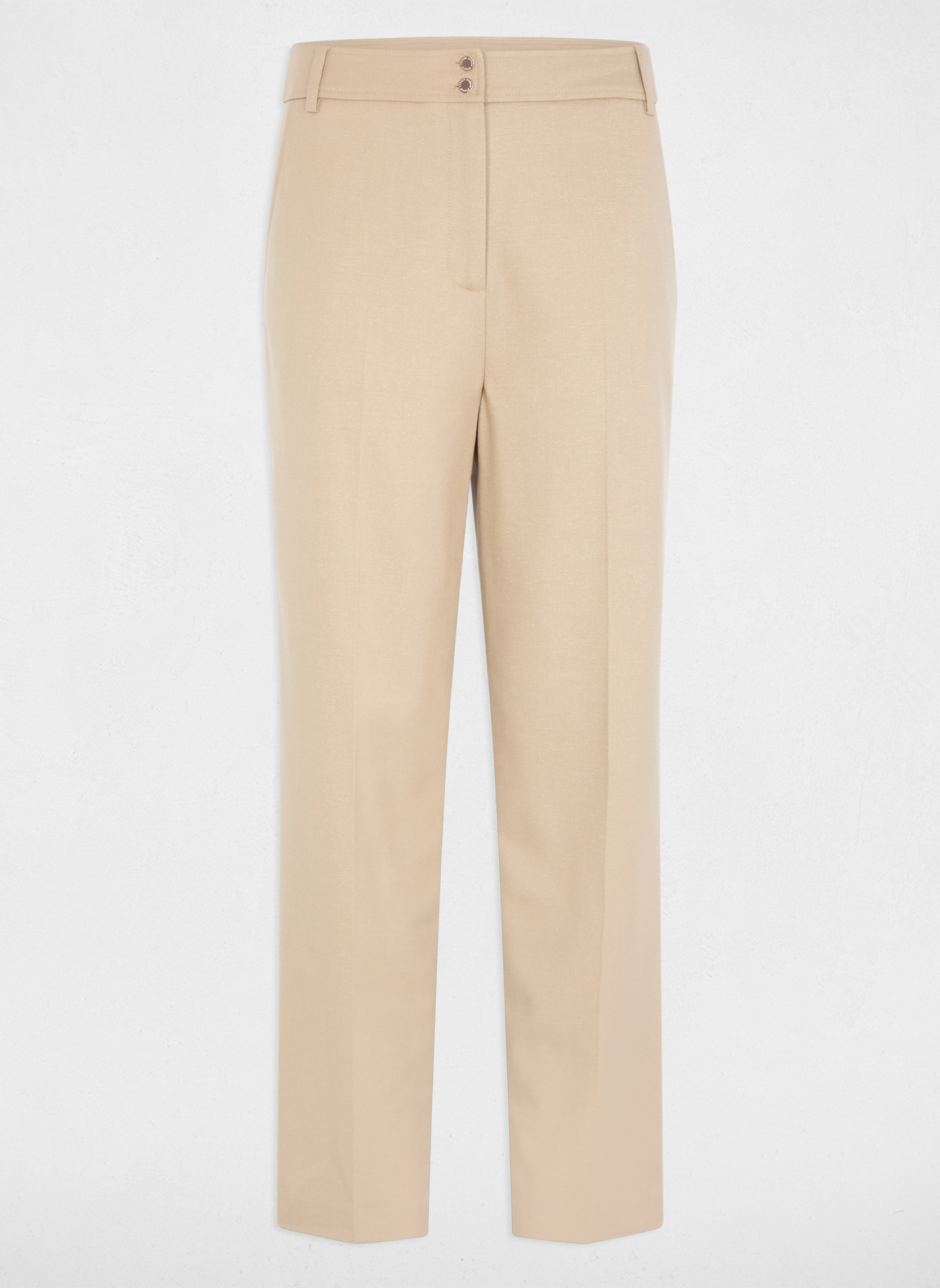 Pantalons droit 251-PLUX.F femme marron Morgan Pantalons droit 251-PLUX.F femme marron Marron clair