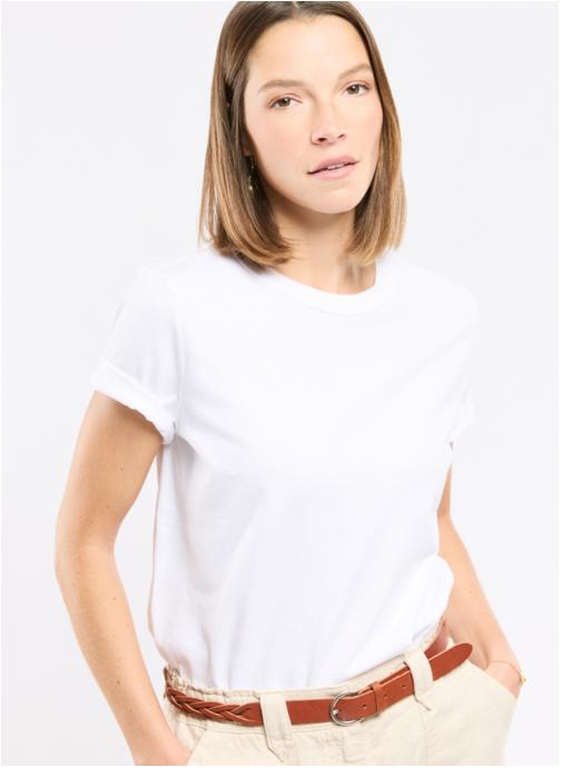 Armor Lux Tee-shirts T-shirt 74203 blanc femme blanc