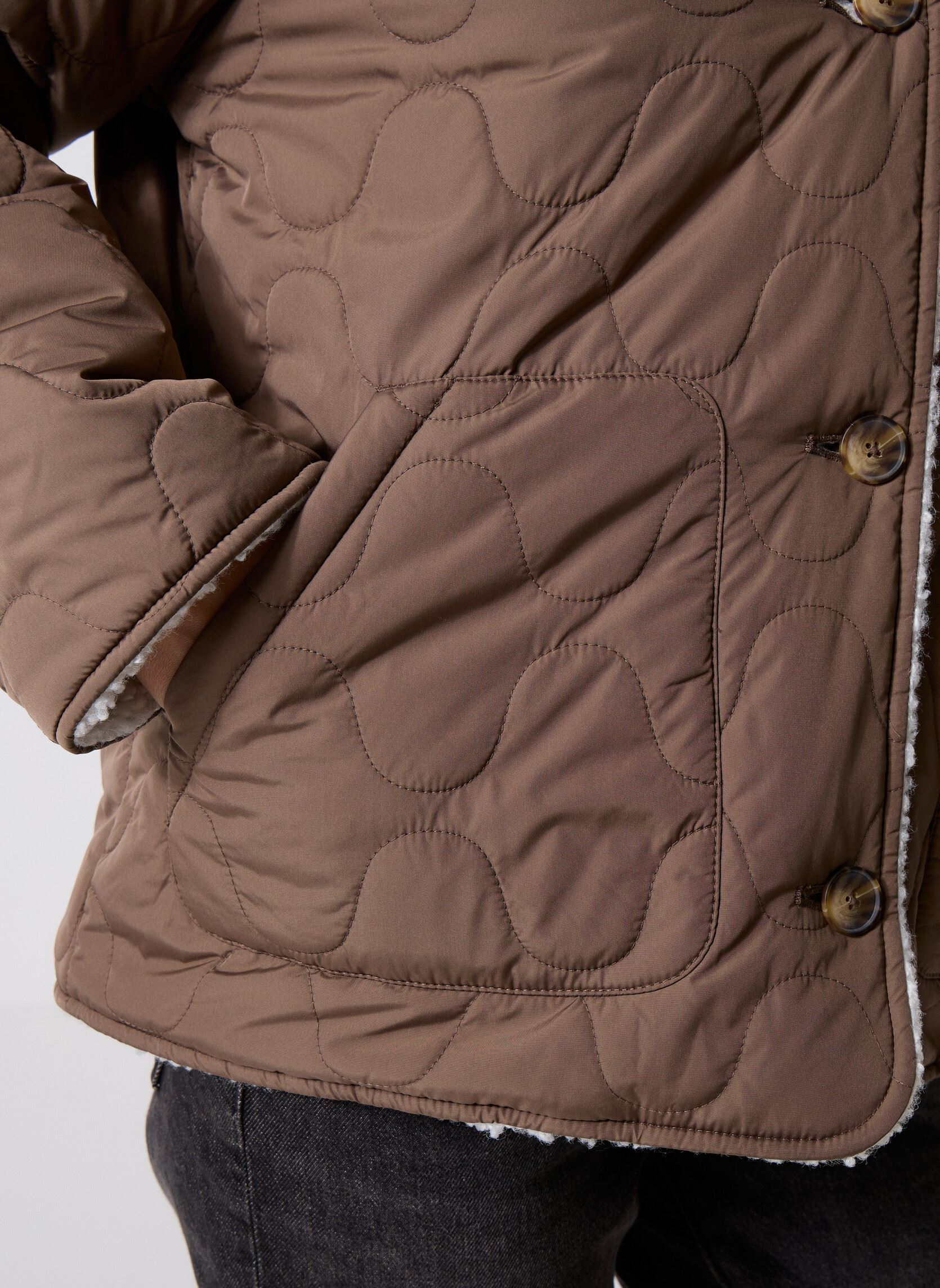 Vestes fourrure VALERIA femme marron Georgia Rose Vestes fourrure VALERIA femme marron BROWN LENTIL