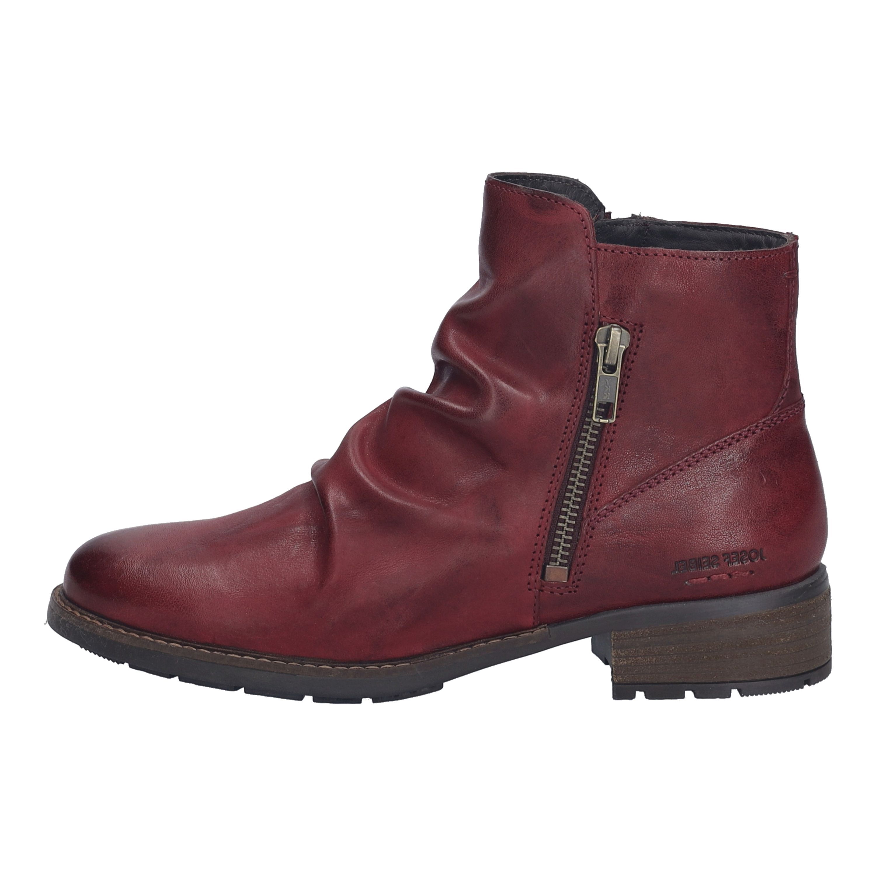 Bottines basses Botte à cheville femme bordeaux Josef Seibel Bottines basses Botte à cheville femme bordeaux Bordeaux
