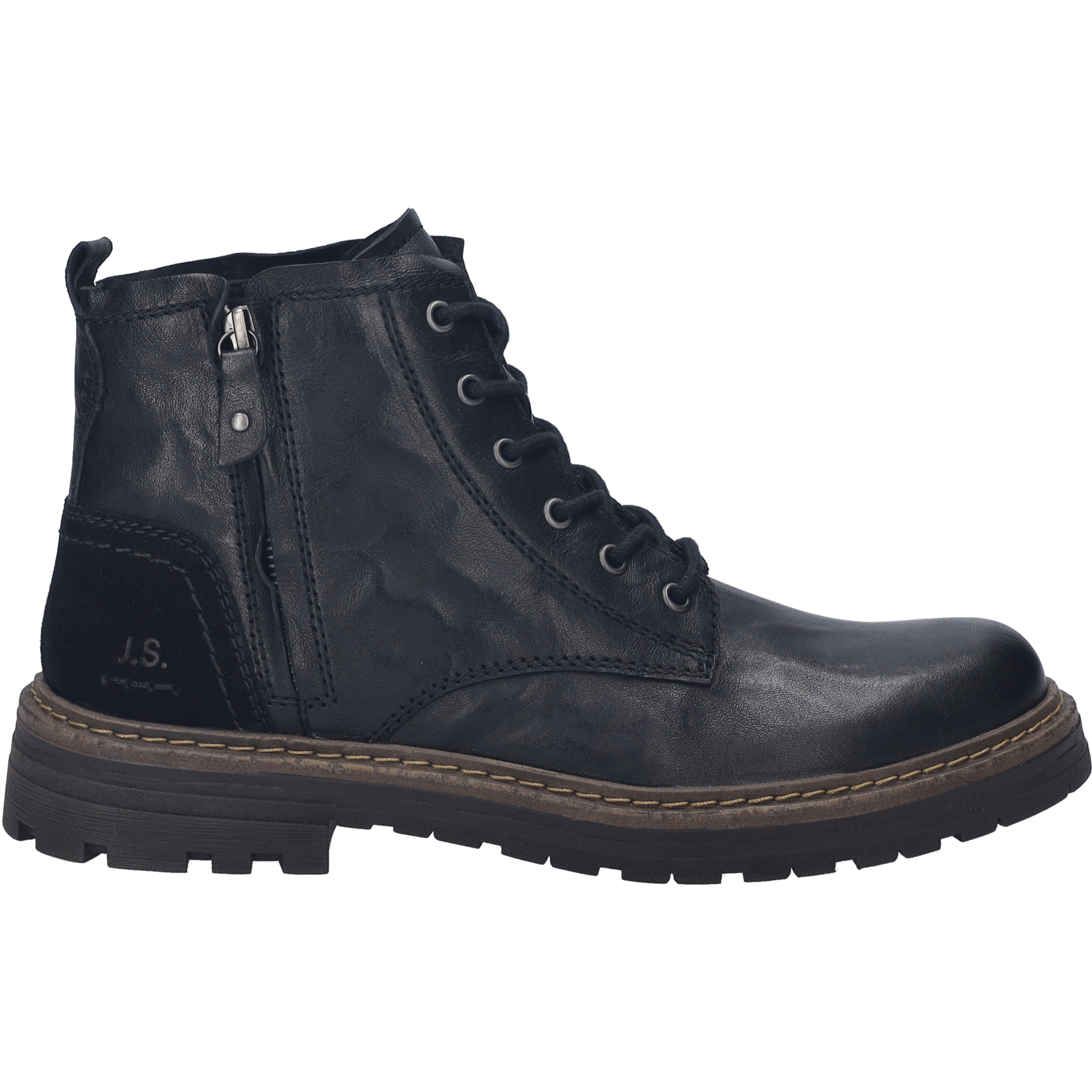 Bottines et boots Botte à cheville homme noir Josef Seibel Bottines et boots Botte à cheville homme noir Noir
