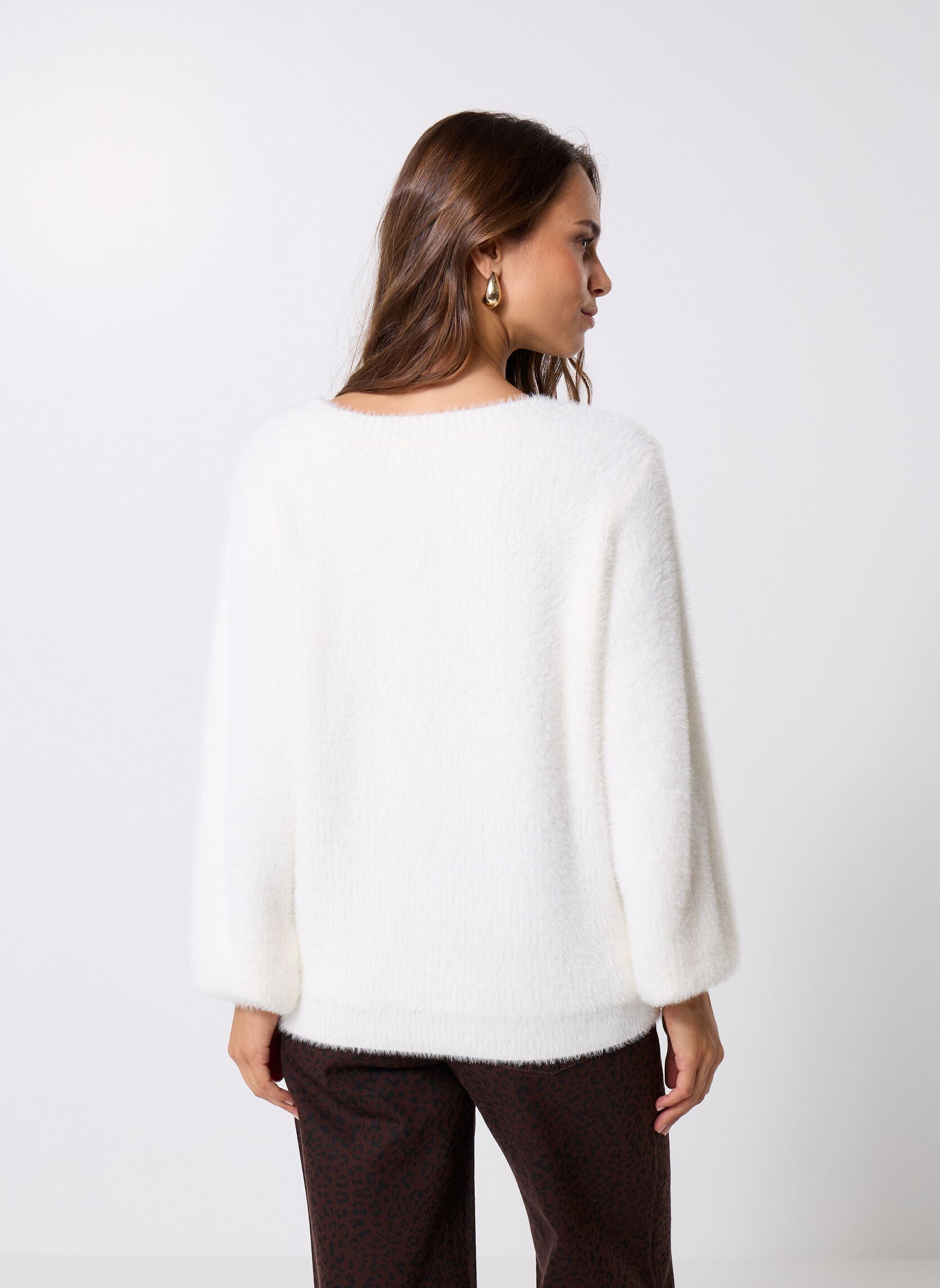 Maglioni MONDOU donna bianco MADE BY Maglioni MONDOU donna bianco SNOW WHITE