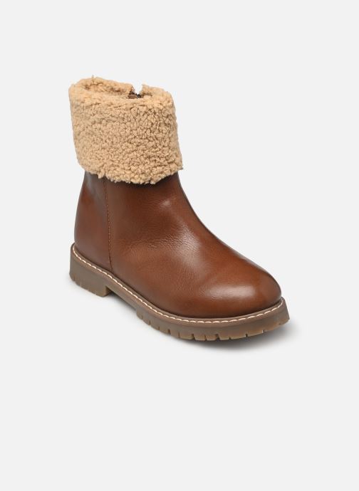 Rose et Martin Laarzen KARMELO - bottines fourrées meisjes bruin