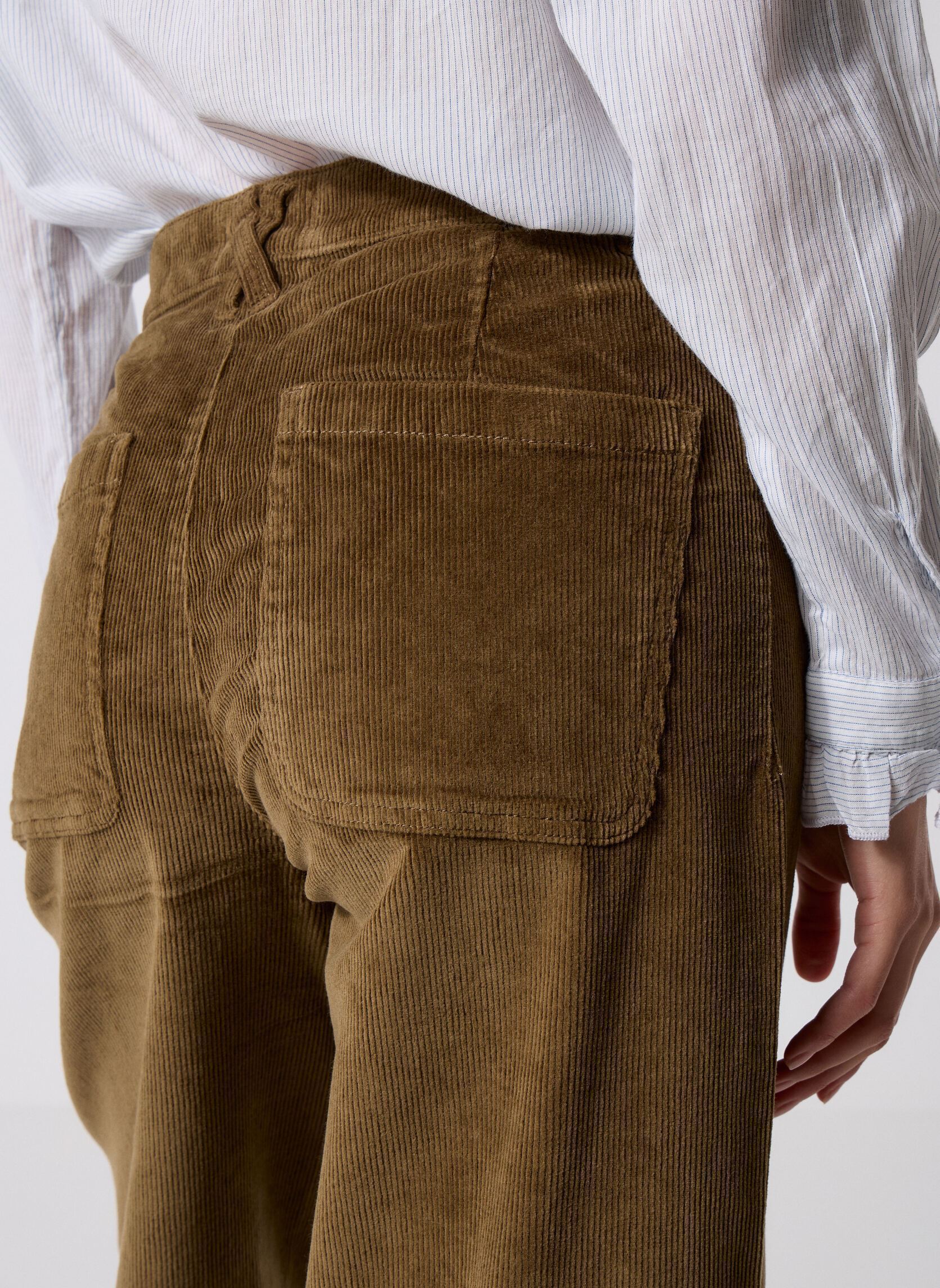 Pantalons larges PANVELOU femme marron Georgia Rose Pantalons larges PANVELOU femme marron MILITARY OLIVE