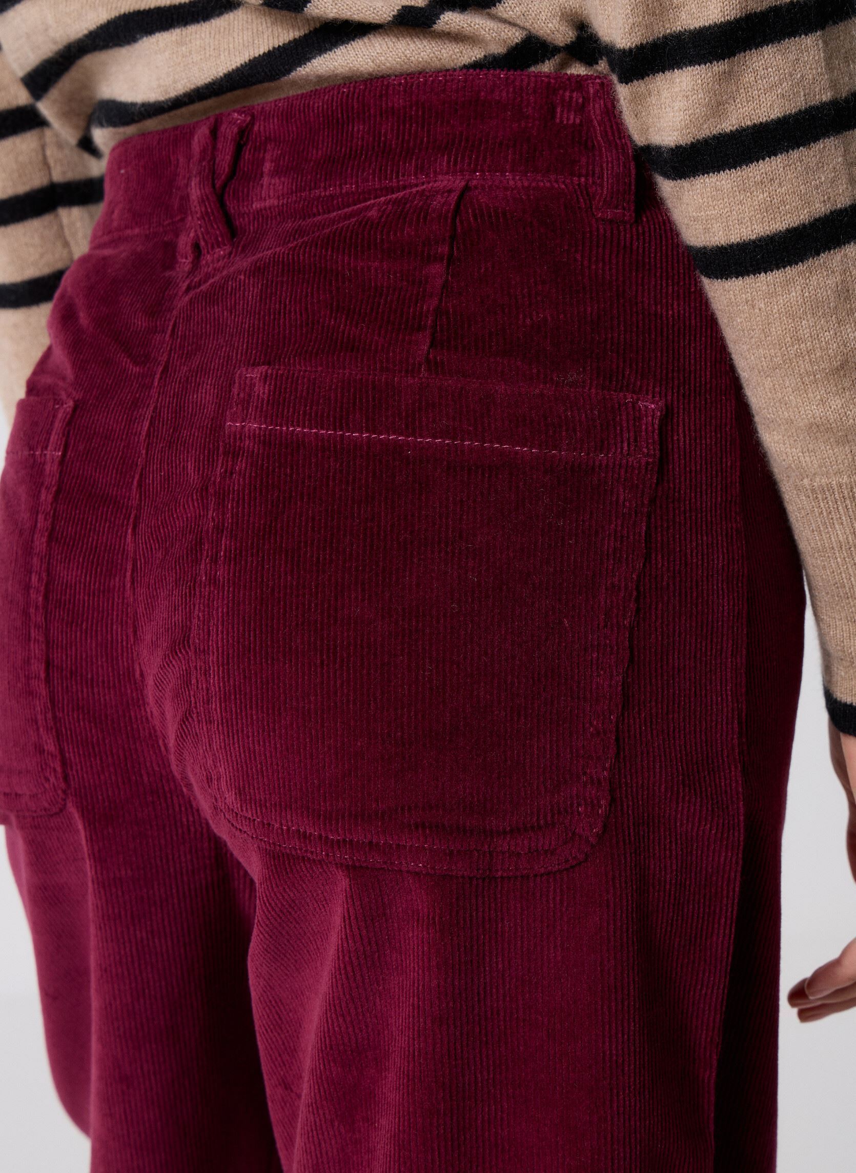 Pantalons larges PANVELOU femme bordeaux Georgia Rose Pantalons larges PANVELOU femme bordeaux MAROON BANNER