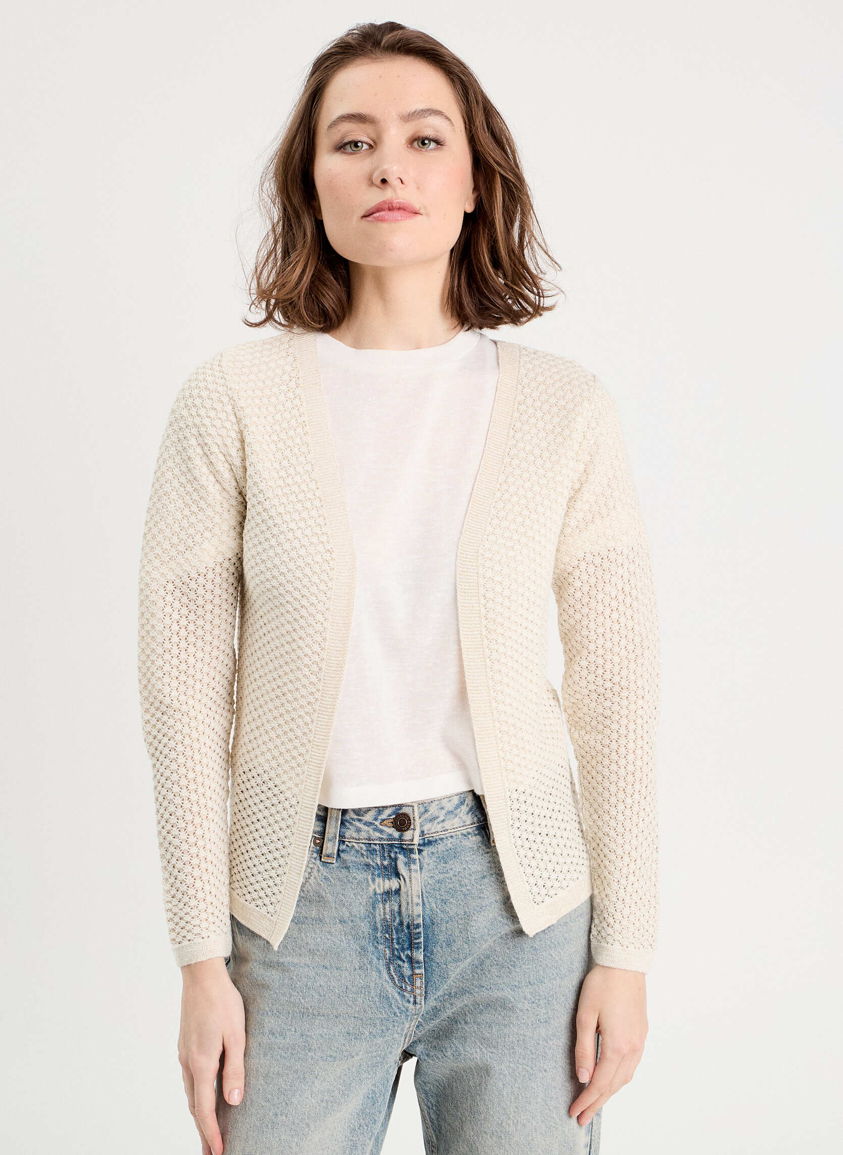 Gilets NEWSARAFING femme blanc Cache Cache Gilets NEWSARAFING femme blanc Blanc
