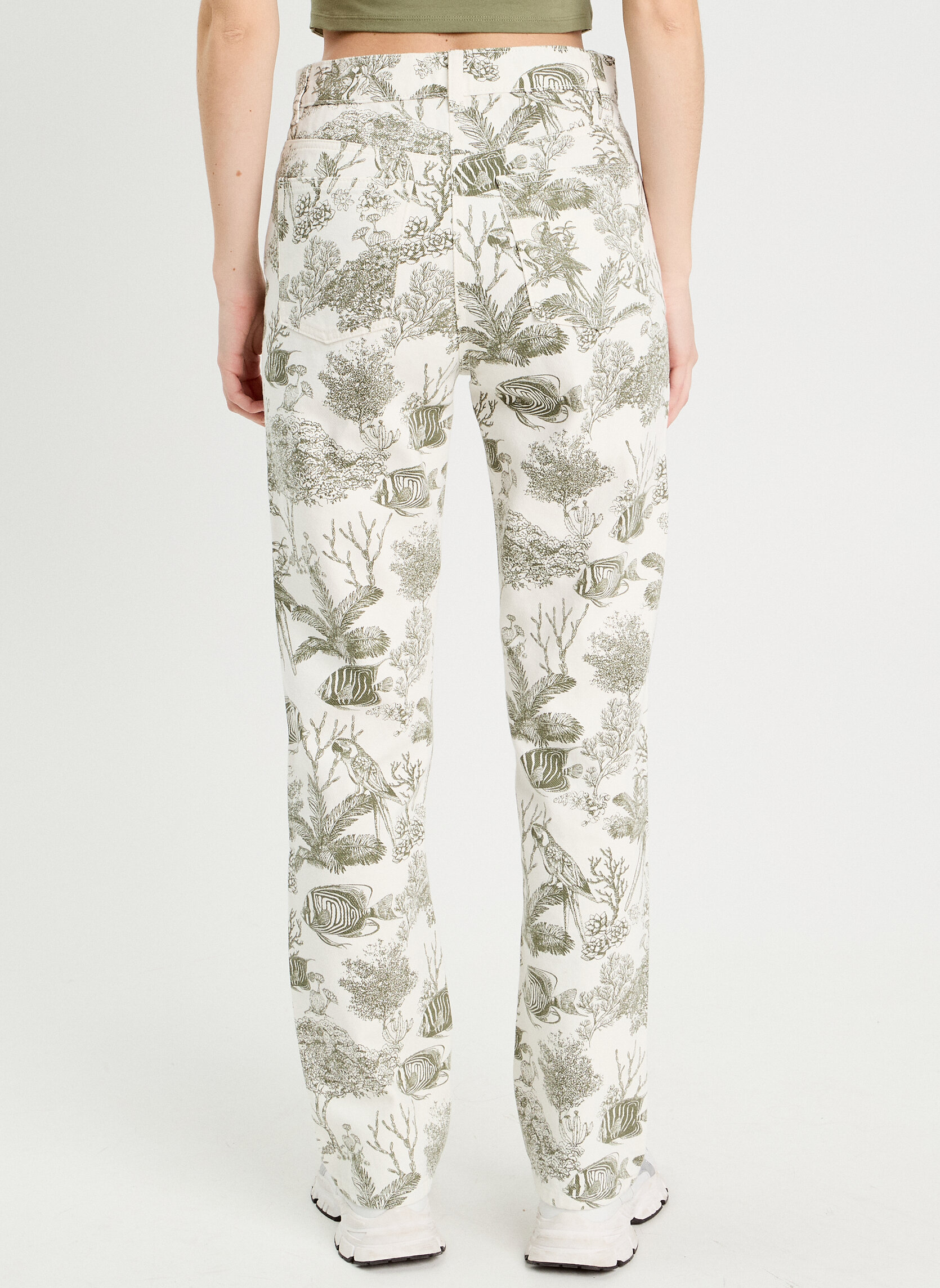 Pantalons droit ISTAHO-TAJOU femme blanc Cache Cache Pantalons droit ISTAHO-TAJOU femme blanc Blanc