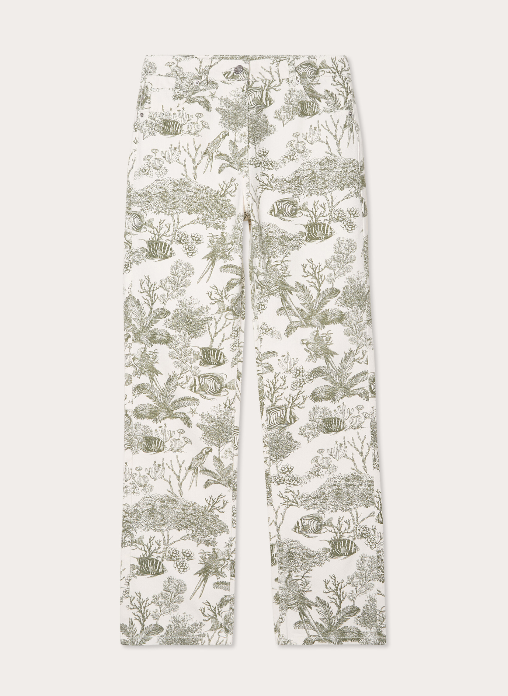 Pantalons droit ISTAHO-TAJOU femme blanc Cache Cache Pantalons droit ISTAHO-TAJOU femme blanc Blanc