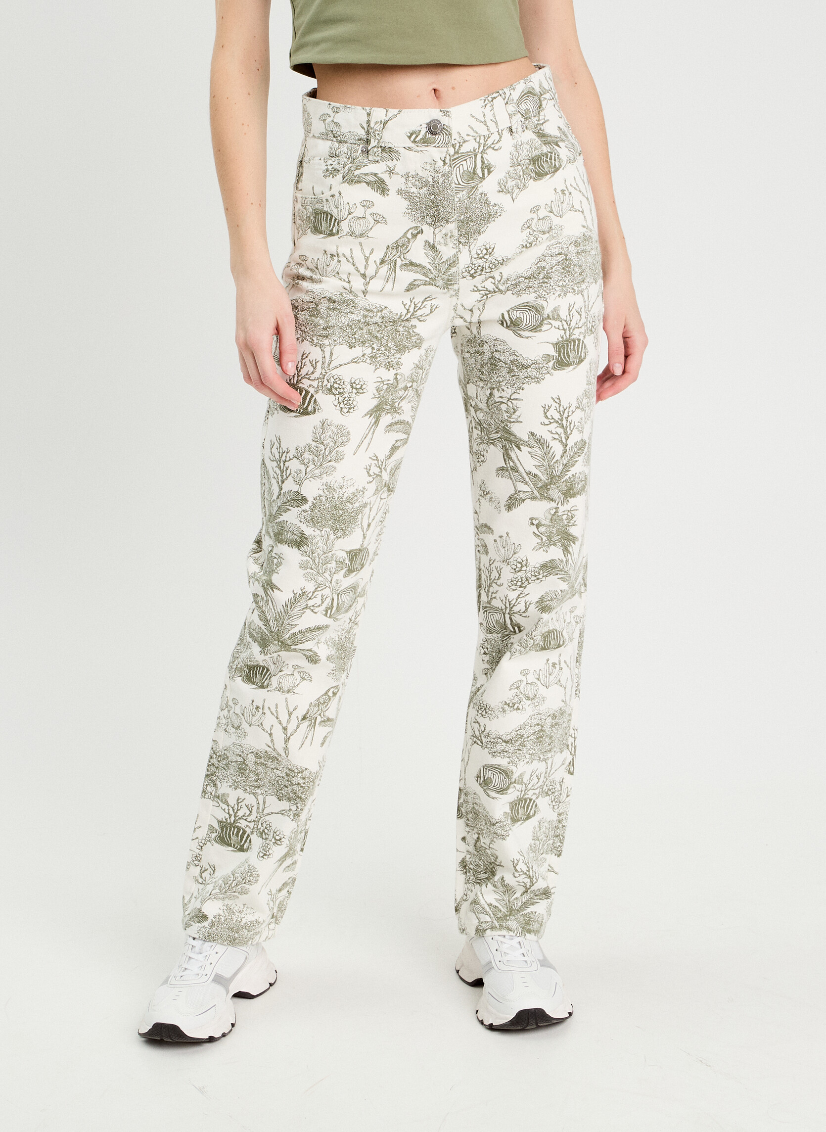 Pantalons droit ISTAHO-TAJOU femme blanc Cache Cache Pantalons droit ISTAHO-TAJOU femme blanc Blanc