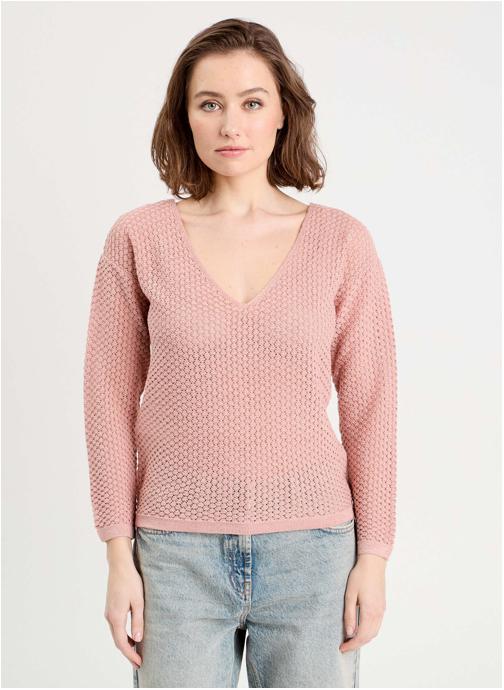 Pull Cache Cache Cache Cache Pulls basiques - NEWSARAFINP (Rose) - Vêtements chez ...