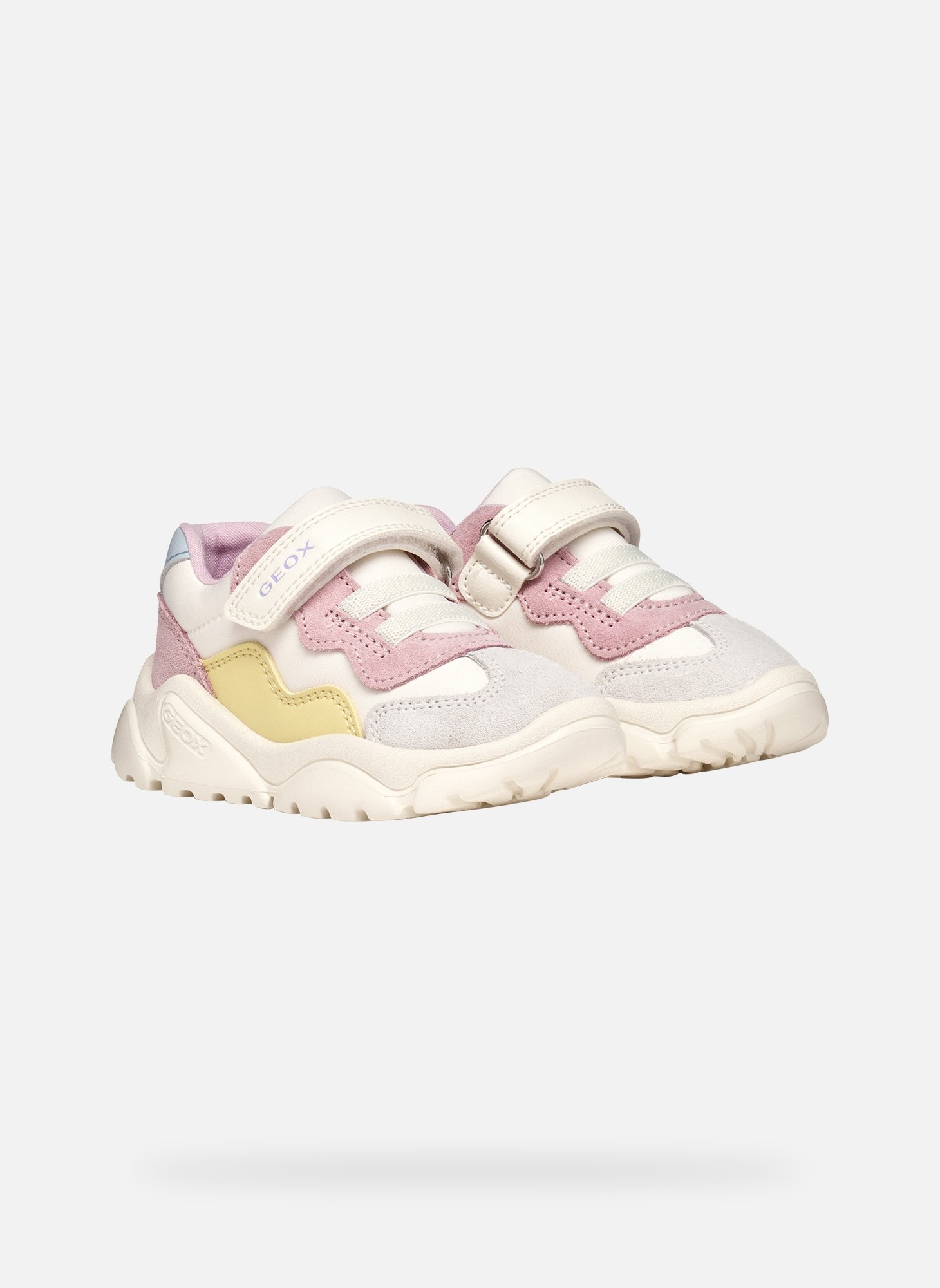 Baskets basses B CIUFCIUF GIRL fille rose Geox Baskets basses B CIUFCIUF GIRL fille rose Rose clair