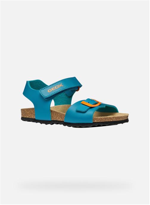 Geox Sandales J GHITA BOY garçon bleu