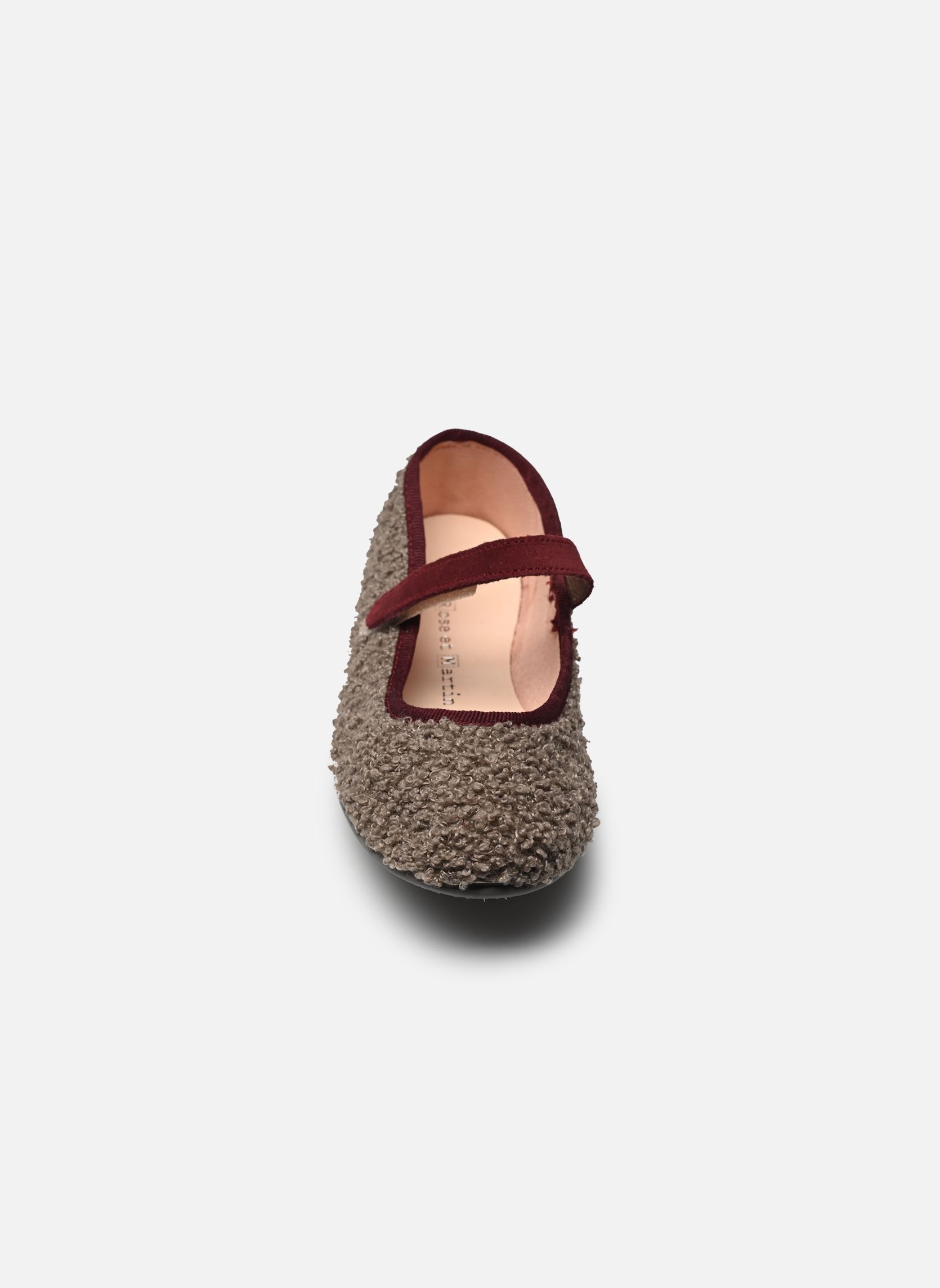 Hausschuhe BILIANE mädchen braun Rose et Martin Hausschuhe BILIANE mädchen braun Sherpa taupe