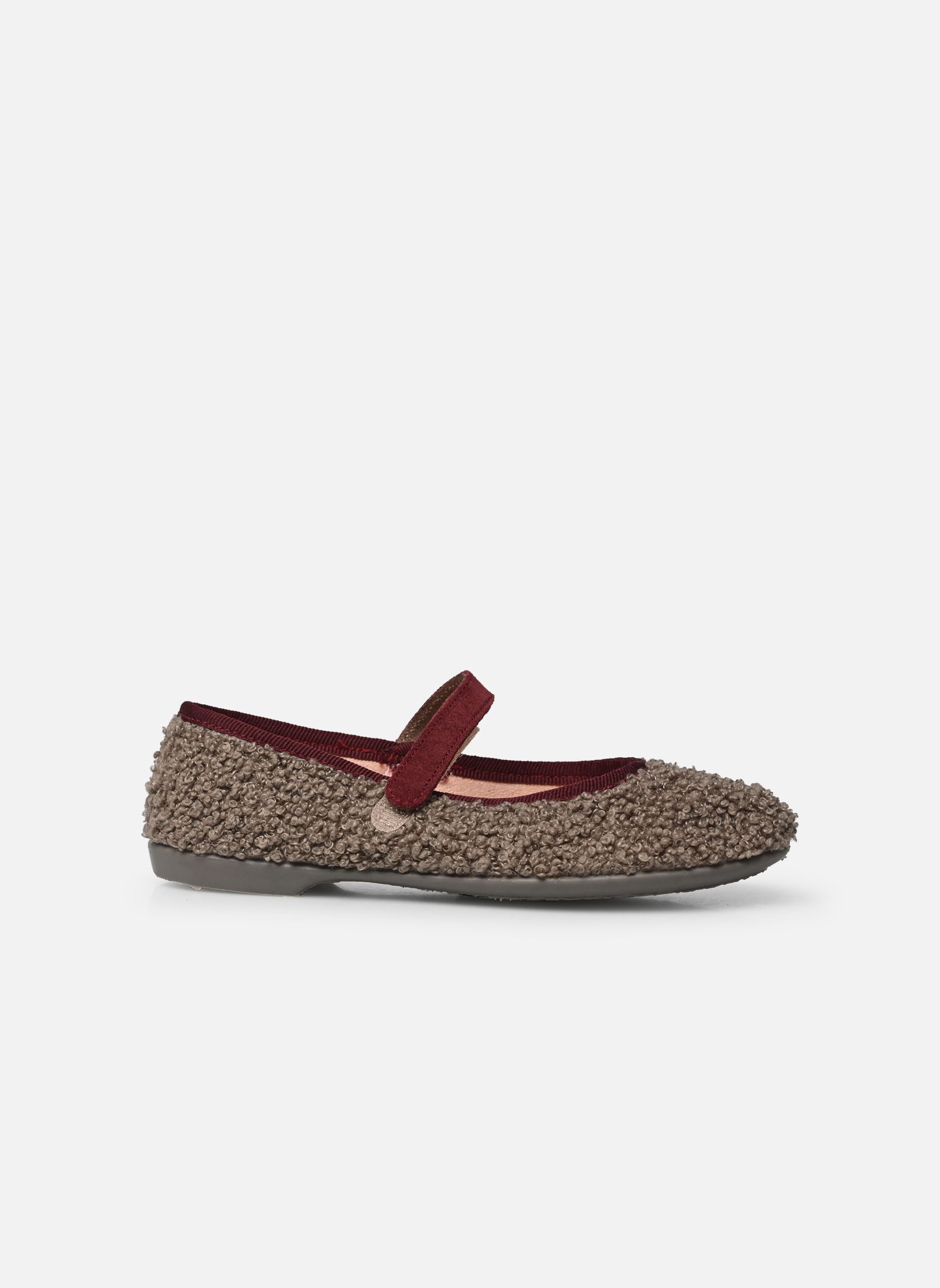 Hausschuhe BILIANE mädchen braun Rose et Martin Hausschuhe BILIANE mädchen braun Sherpa taupe