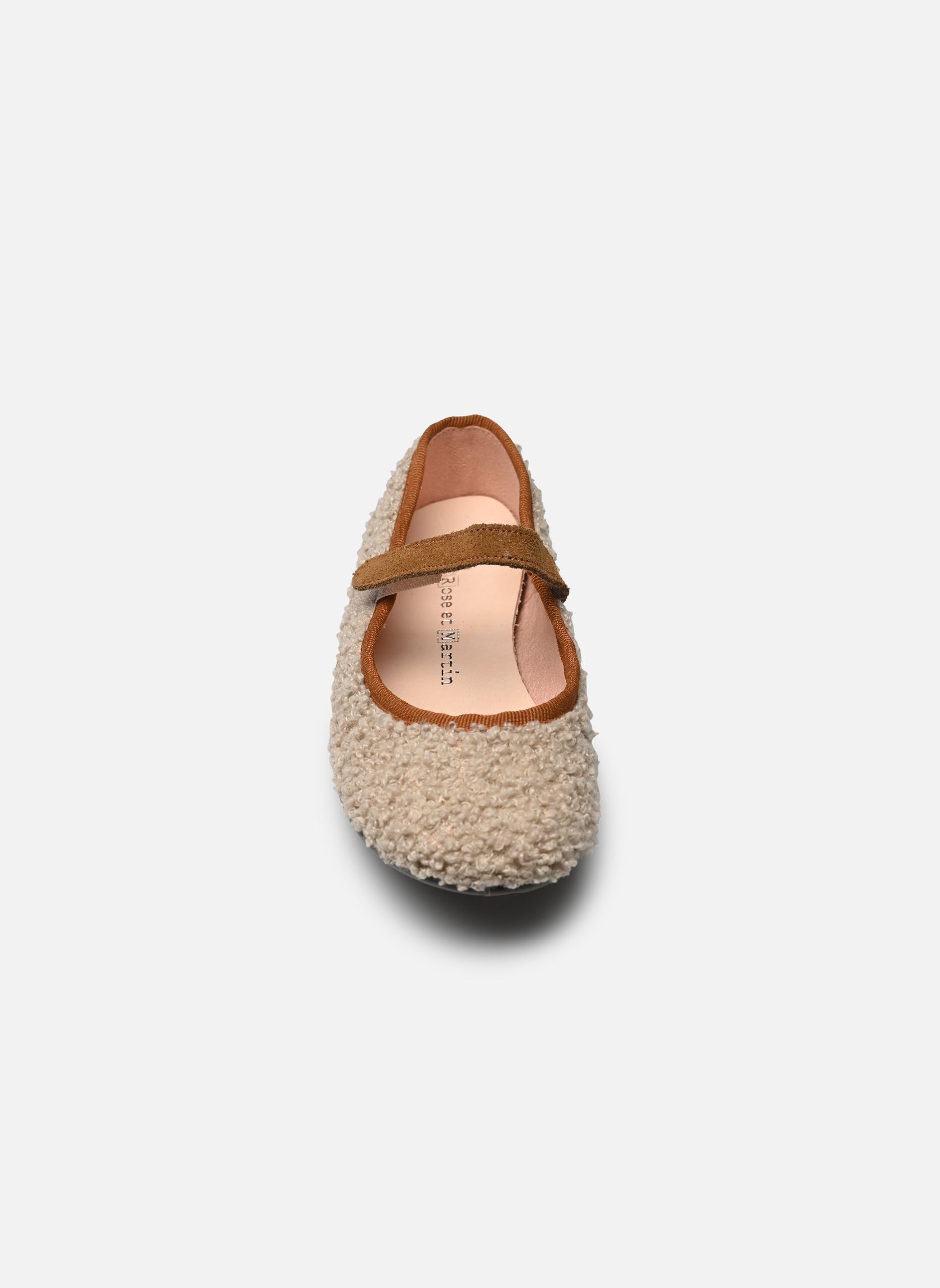 Chaussons BILIANE fille beige Rose et Martin Chaussons BILIANE fille beige Sherpa beige