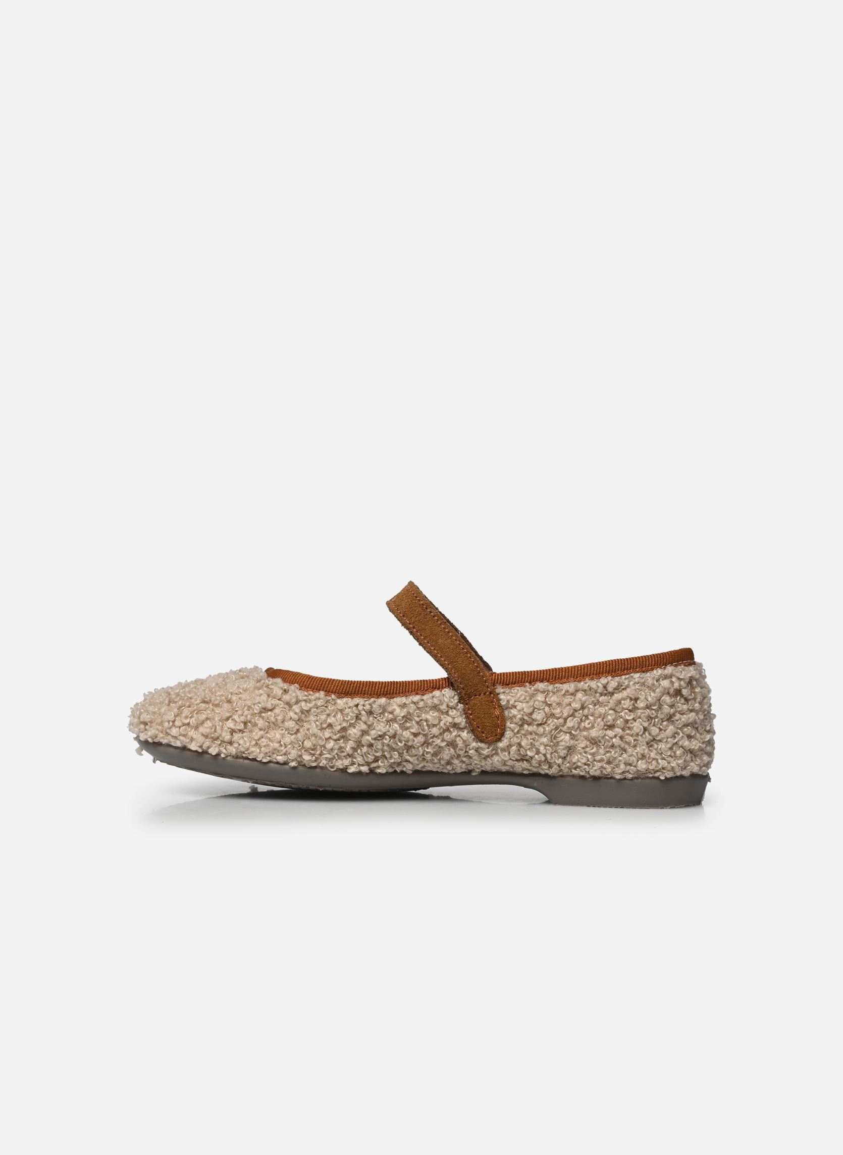 Chaussons BILIANE fille beige Rose et Martin Chaussons BILIANE fille beige Sherpa beige