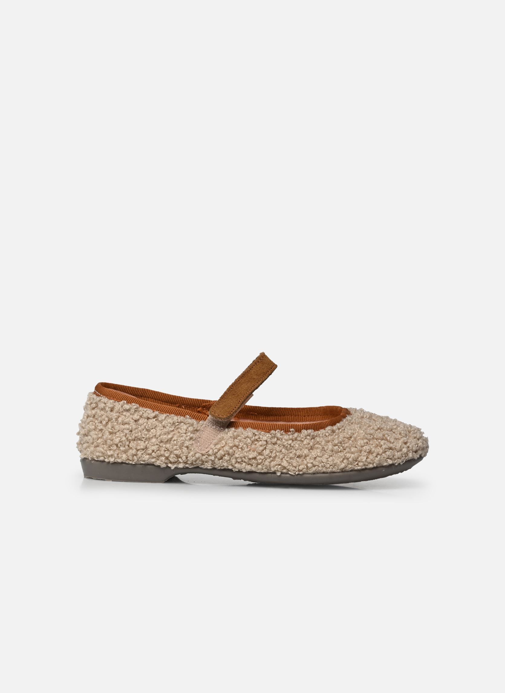 Chaussons BILIANE fille beige Rose et Martin Chaussons BILIANE fille beige Sherpa beige