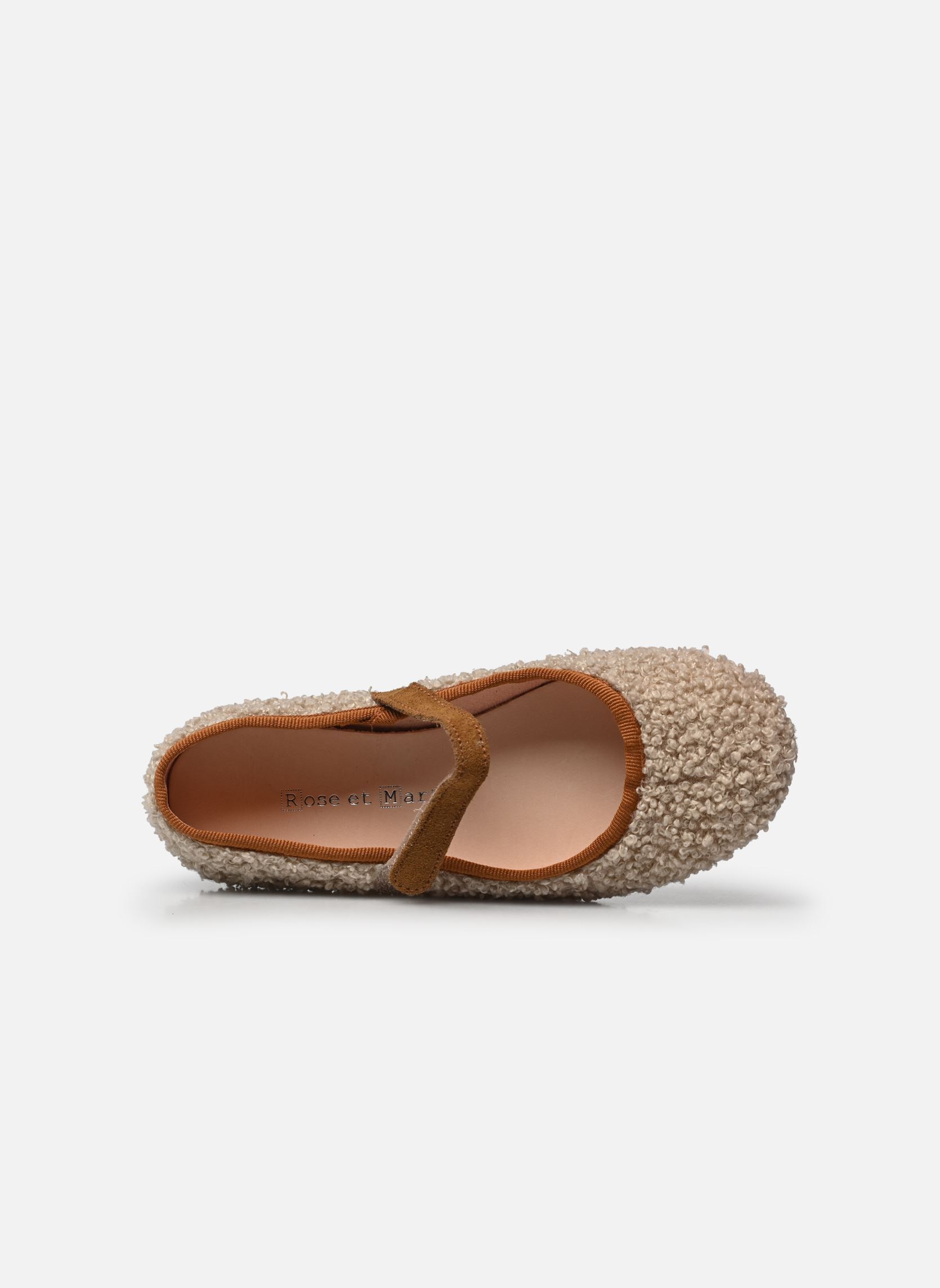 Chaussons BILIANE fille beige Rose et Martin Chaussons BILIANE fille beige Sherpa beige