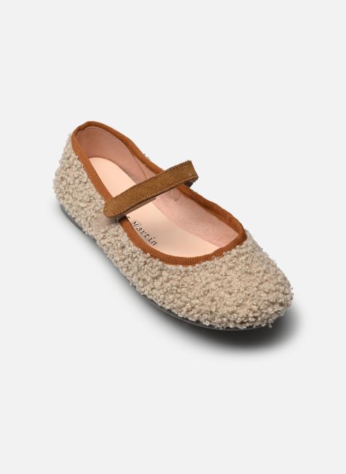 Rose et Martin Chaussons BILIANE fille beige