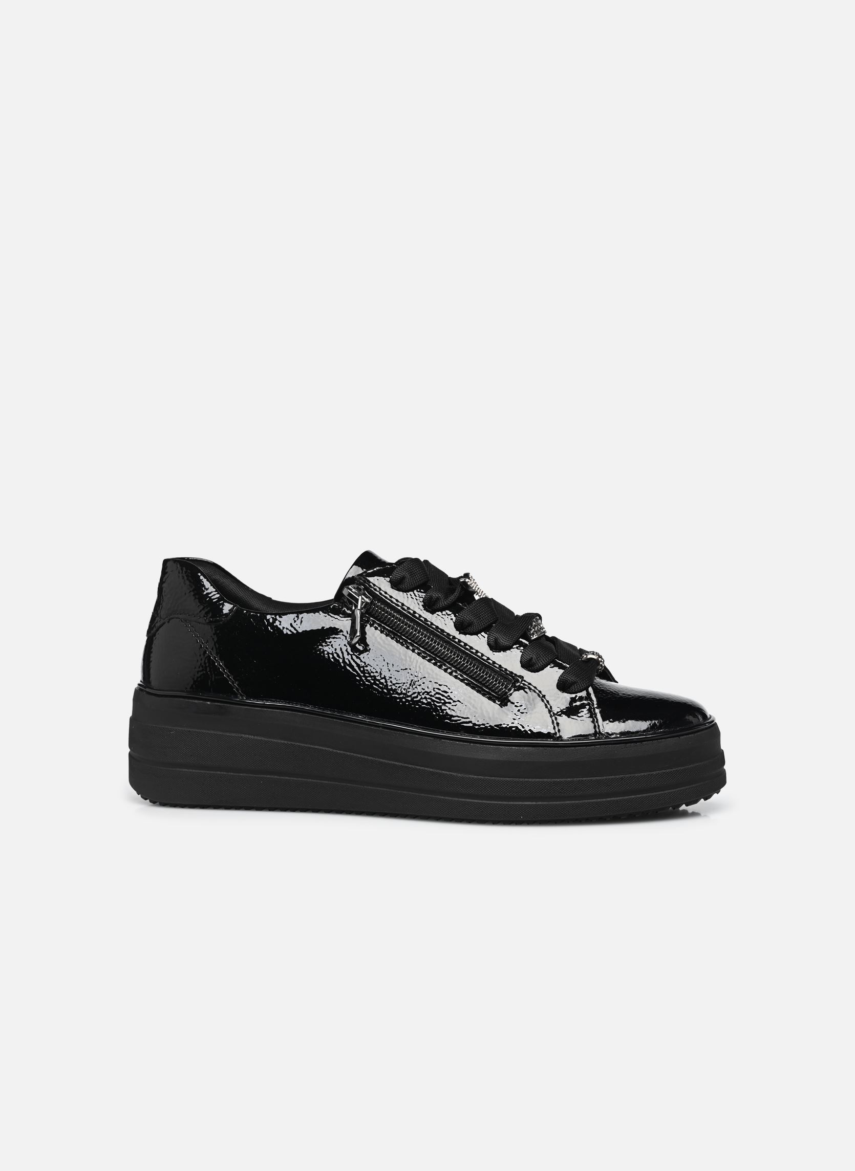 Baskets compensées D1C09 femme noir Remonte Baskets compensées D1C09 femme noir NERO/BLACK