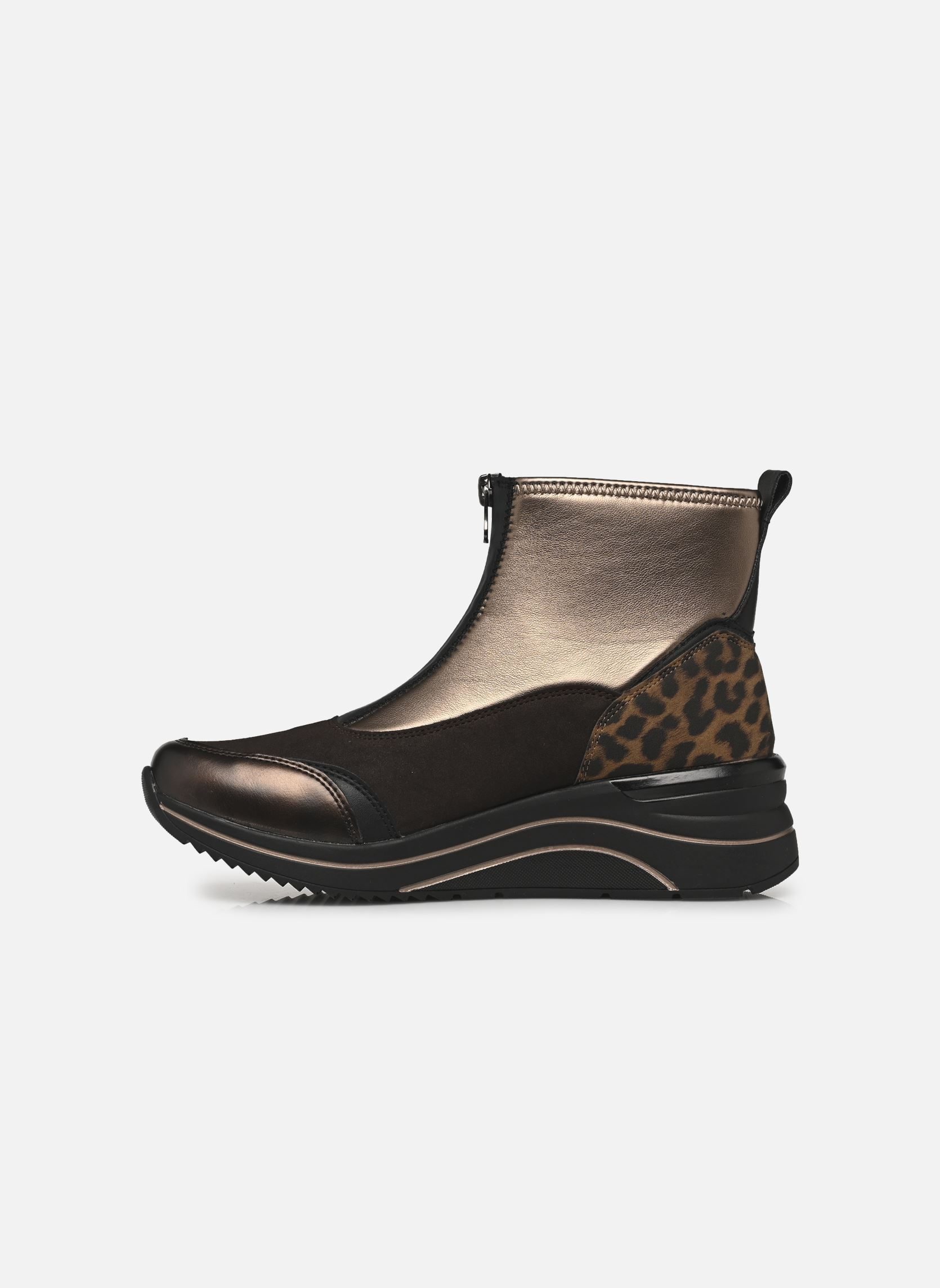 Sneakers con zeppa D0T78 donna oro e bronzo Remonte Sneakers con zeppa D0T78 donna oro e bronzo ANTIK/NOUGAT/SCHWARZ/BRONZE/BR