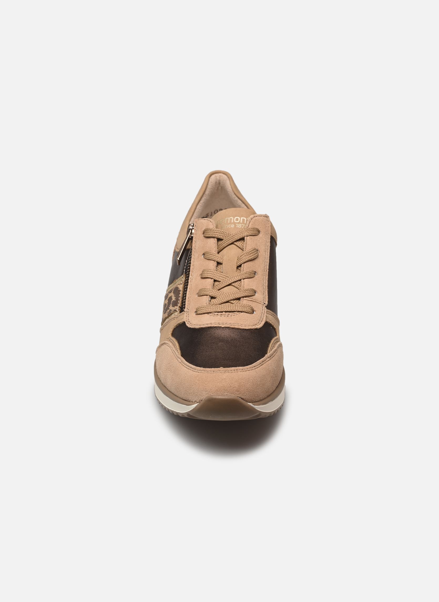 Baskets compensées D2418 femme beige Remonte Baskets compensées D2418 femme beige SAND/ANTIK/MARBLE/BRONZE/GINGE