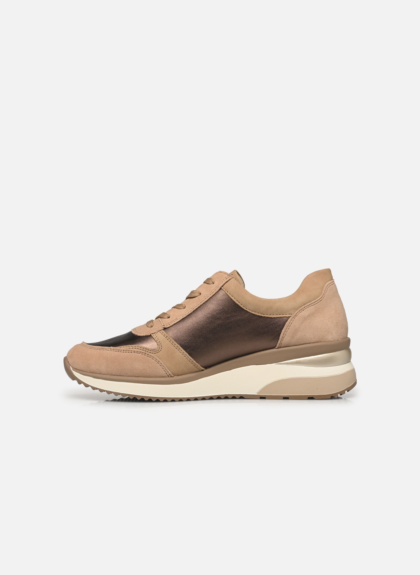 Baskets compensées D2418 femme beige Remonte Baskets compensées D2418 femme beige SAND/ANTIK/MARBLE/BRONZE/GINGE