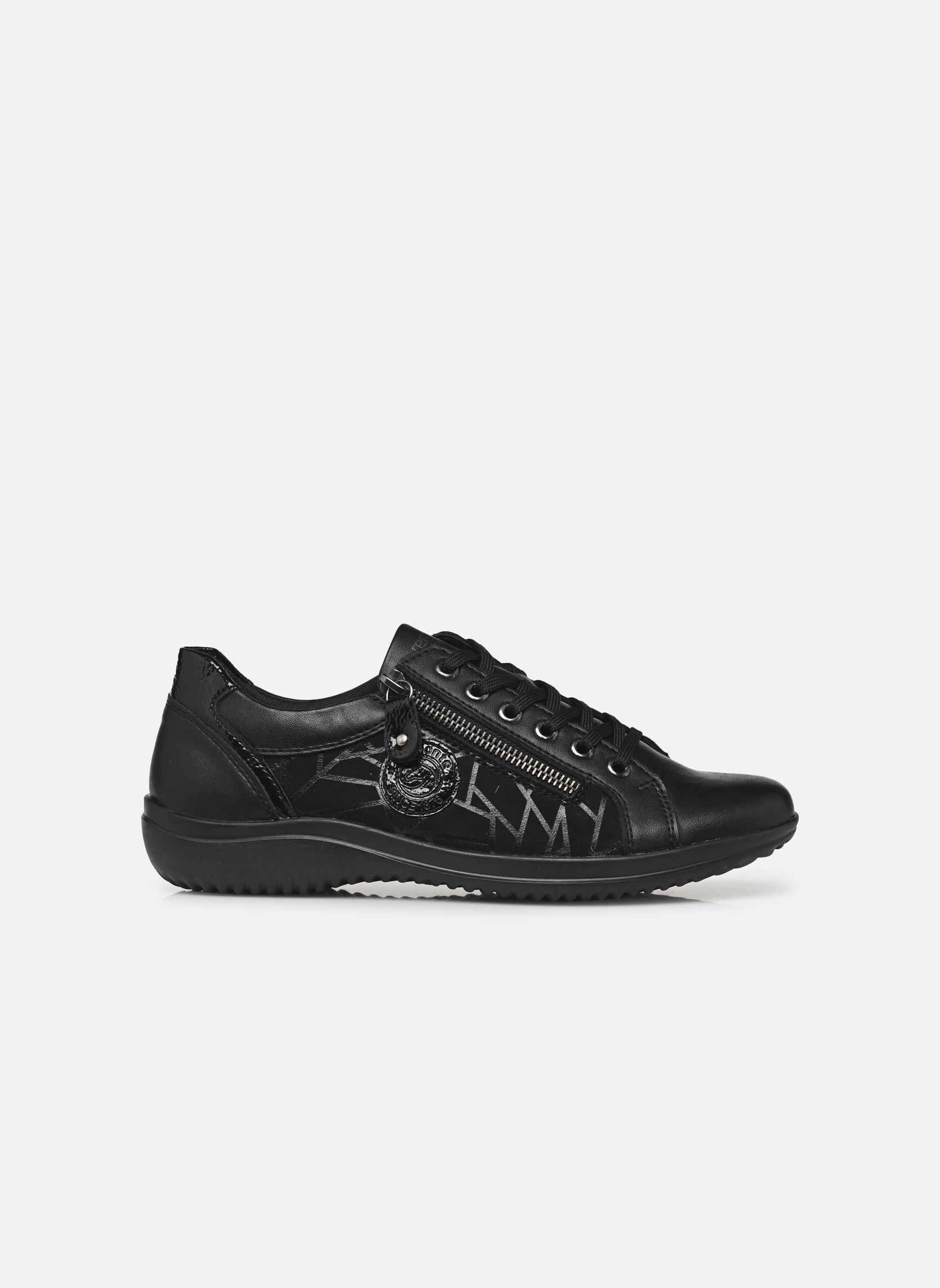 Baskets basses D1E10 femme noir Remonte Baskets basses D1E10 femme noir SCHWARZ/SCHWARZ/SCHWARZ-SHINY/