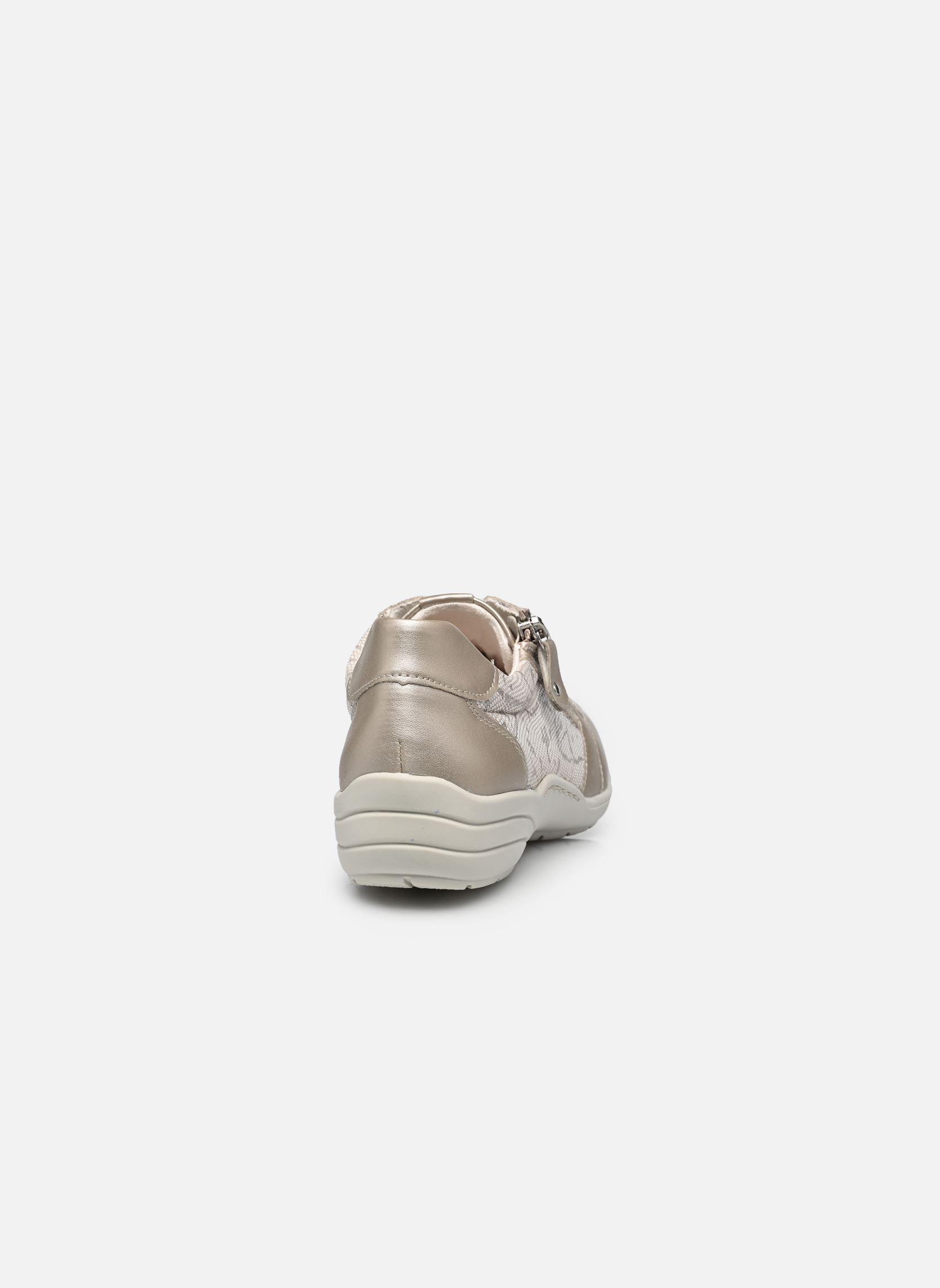 Lage sneakers R7637 dames goud en brons Remonte Lage sneakers R7637 dames goud en brons CHAMPAGNER/BEIGE-WEISS/PEARLCR
