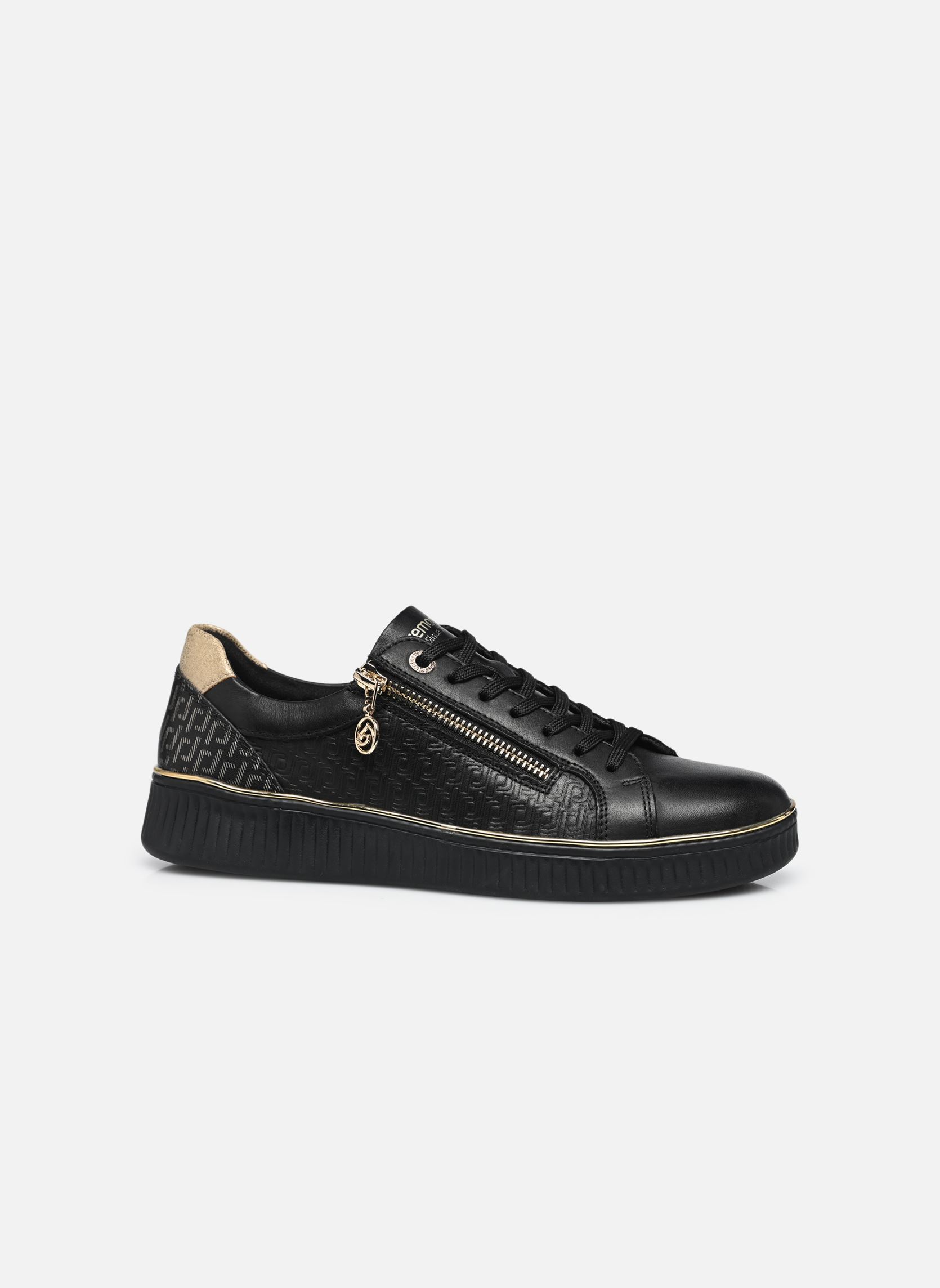 Zapatillas bajas D2E00 mujer negro Remonte Zapatillas bajas D2E00 mujer negro SCHWARZ/ALLOY/SCHWARZ/GINGER-G