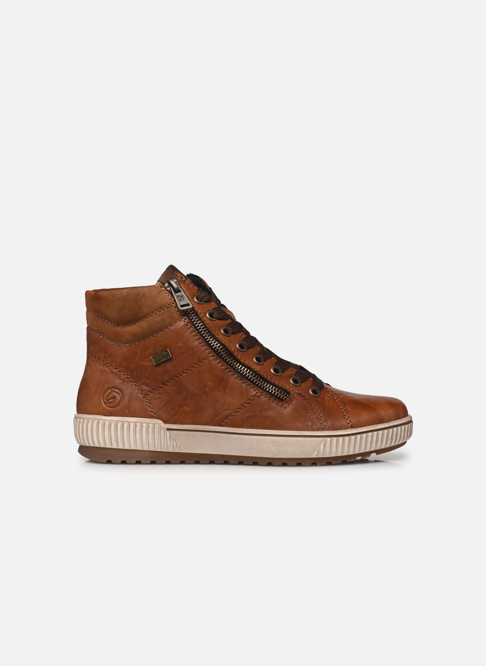 Baskets montantes D0772 femme marron Remonte Baskets montantes D0772 femme marron CUOIO/REH/CUOIO
