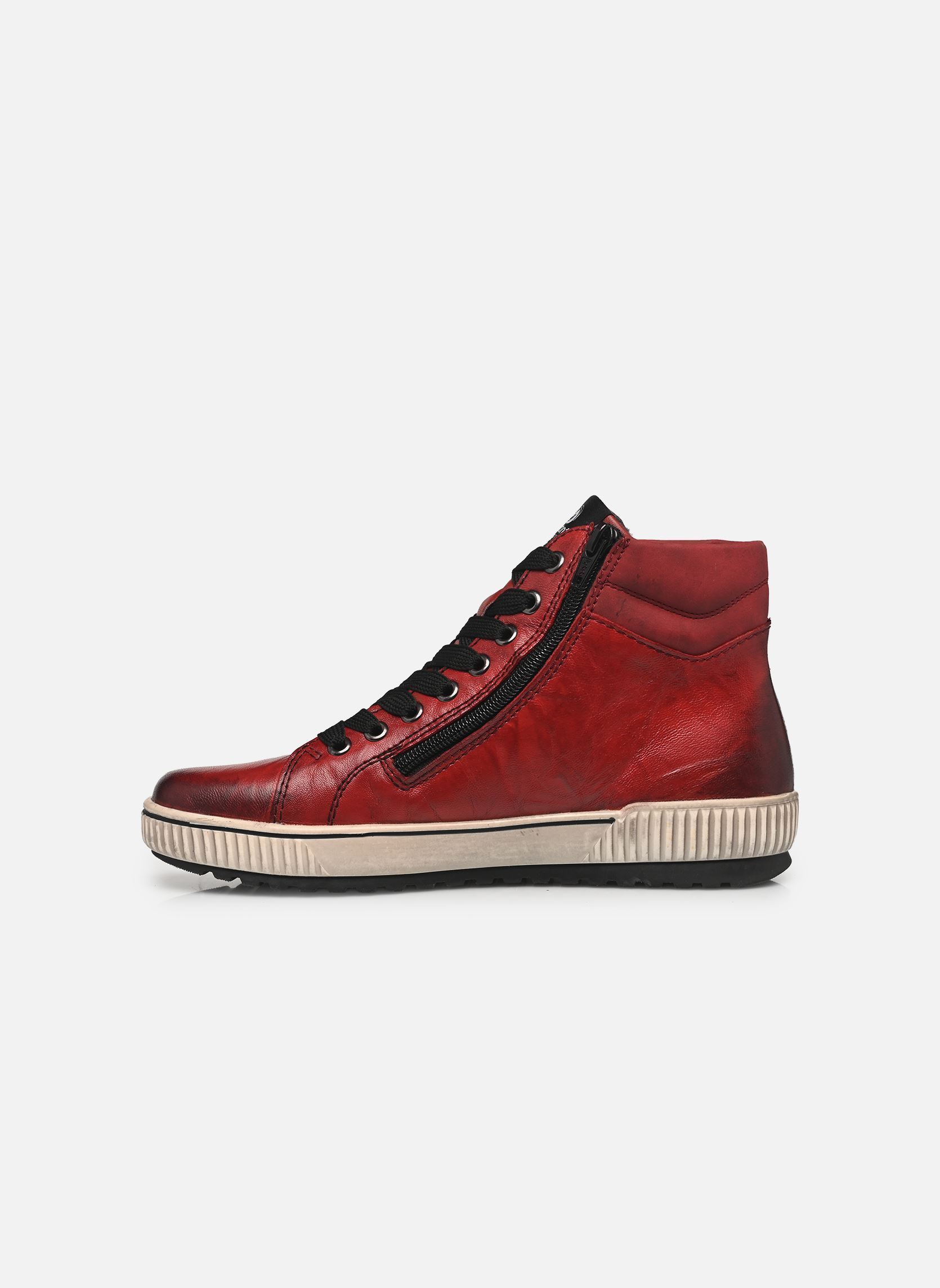 Hoge sneakers D0772 dames rood Remonte Hoge sneakers D0772 dames rood MOHN/ROT/MOHN