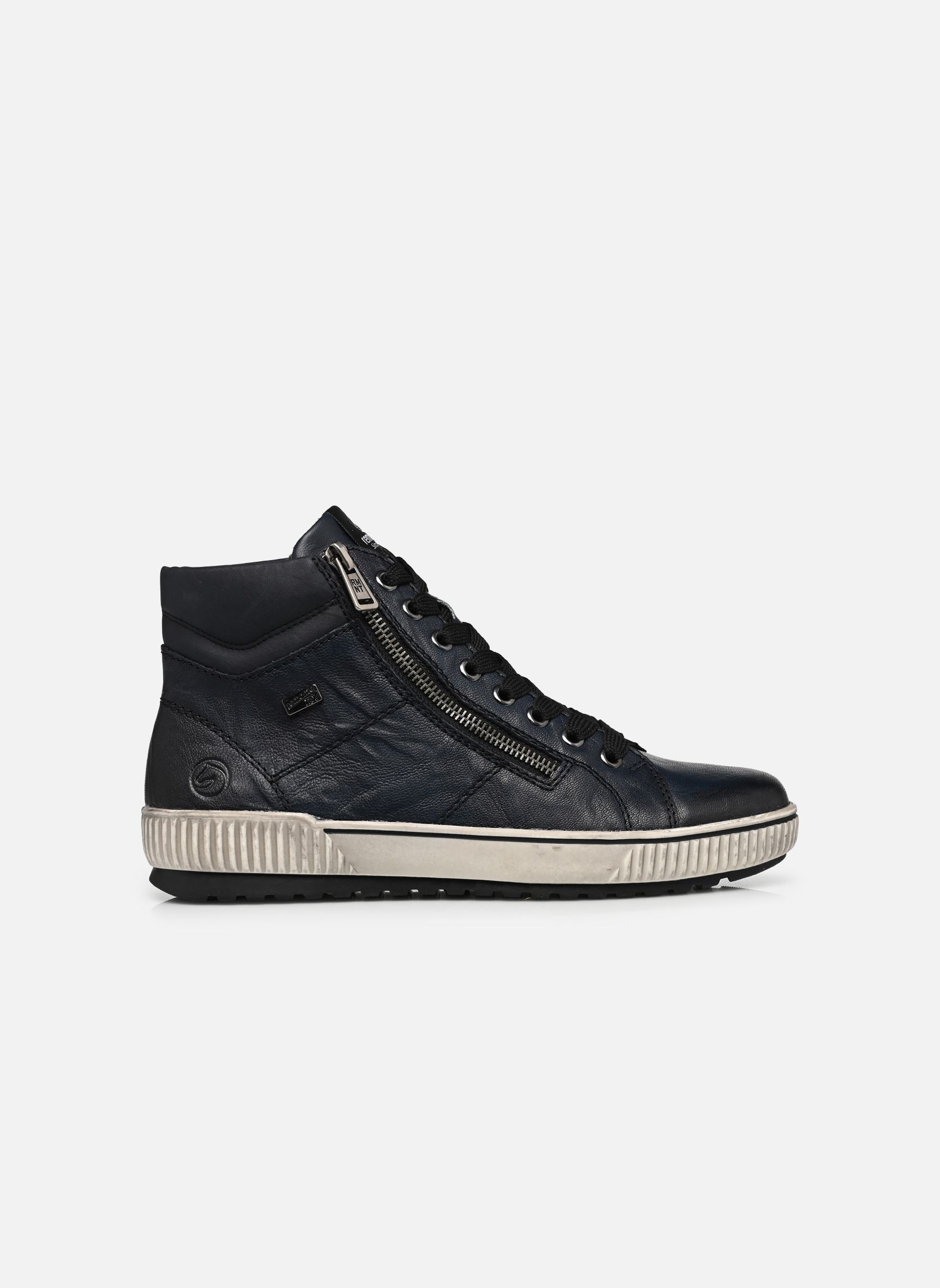 Hoge sneakers D0772 dames blauw Remonte Hoge sneakers D0772 dames blauw MARE/PAZIFIK/MARE