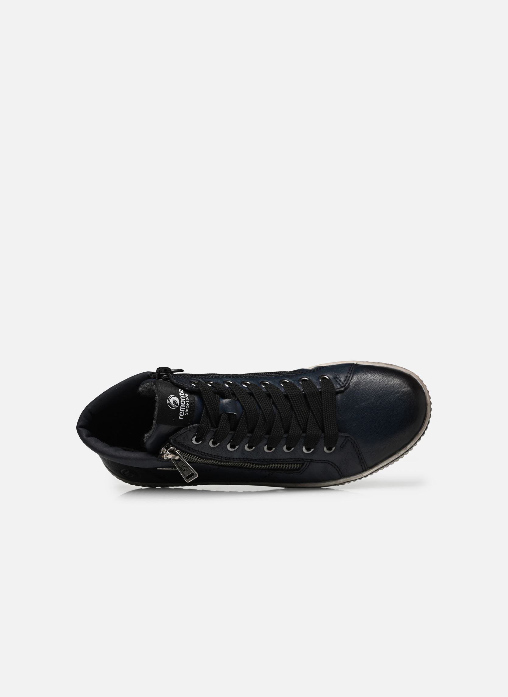 Hoge sneakers D0772 dames blauw Remonte Hoge sneakers D0772 dames blauw MARE/PAZIFIK/MARE