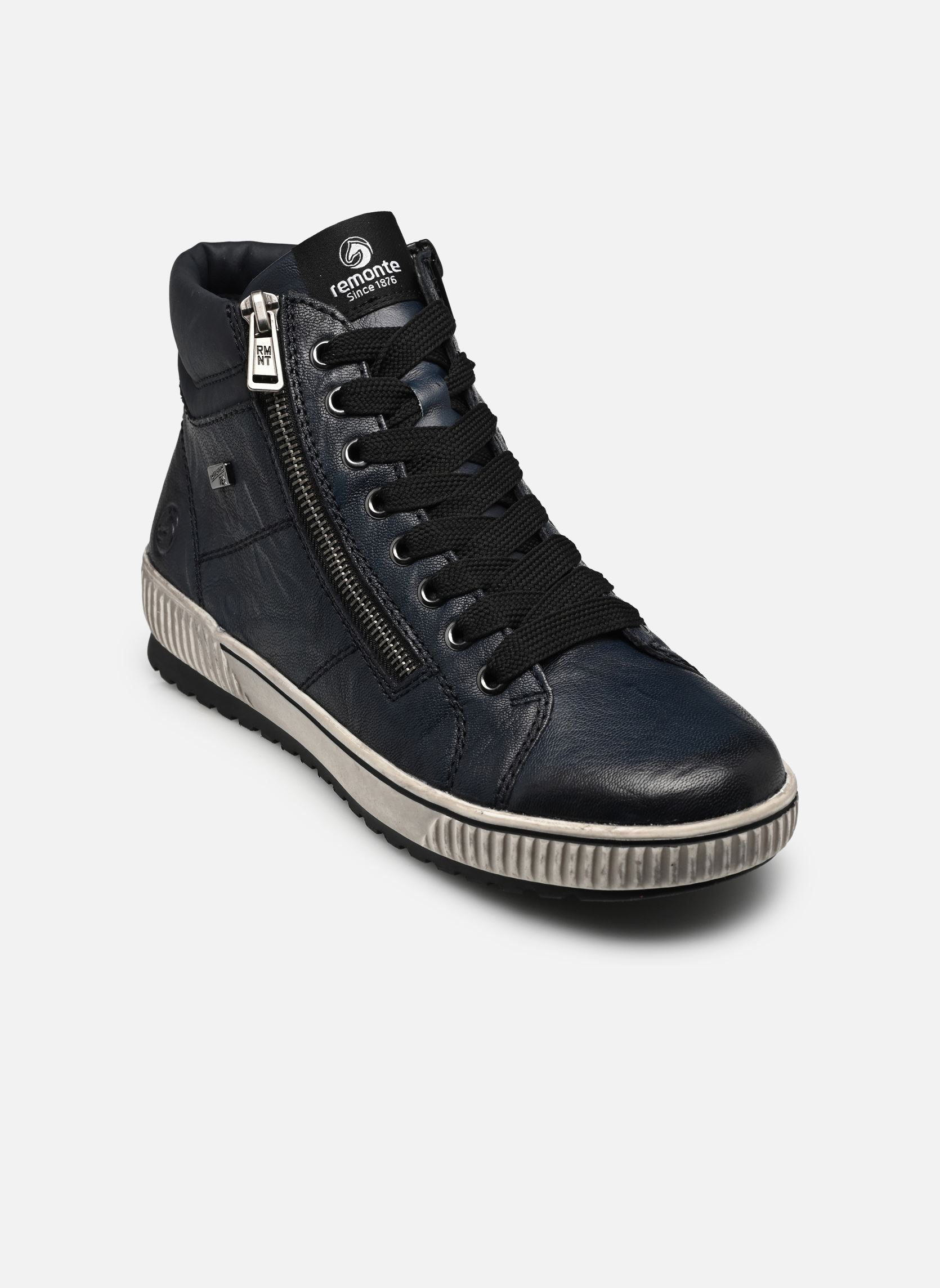 Hoge sneakers D0772 dames blauw Remonte Hoge sneakers D0772 dames blauw MARE/PAZIFIK/MARE