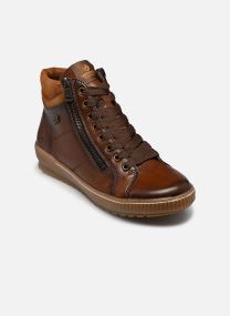 Hoge sneakers D0772 dames rood