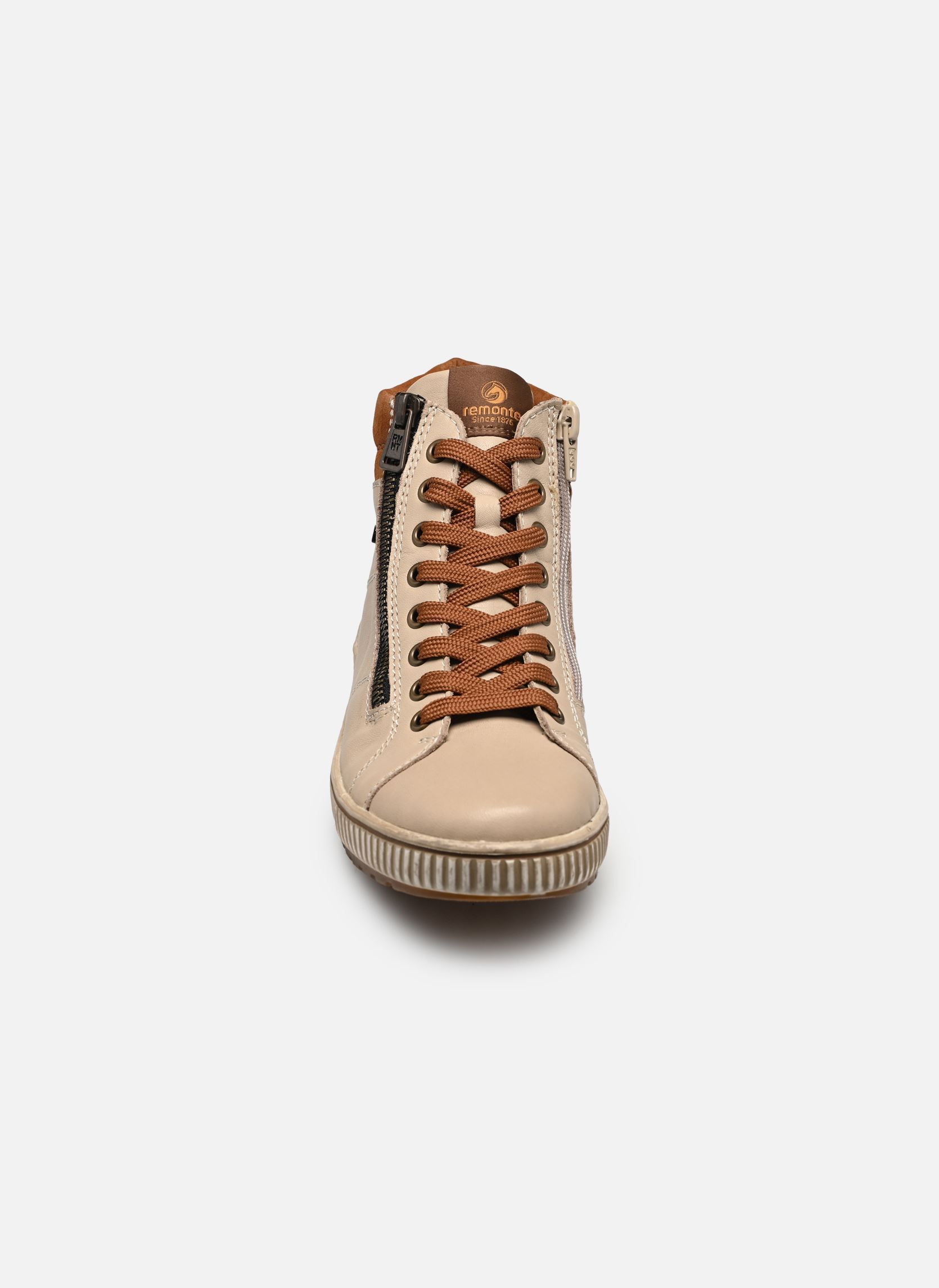 Baskets montantes D0772 femme beige Remonte Baskets montantes D0772 femme beige GINGER/REH