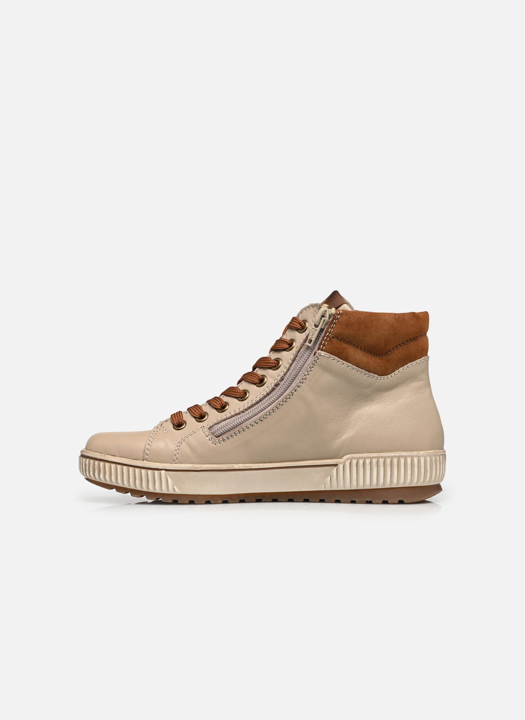 Baskets montantes D0772 femme beige Remonte Baskets montantes D0772 femme beige GINGER/REH